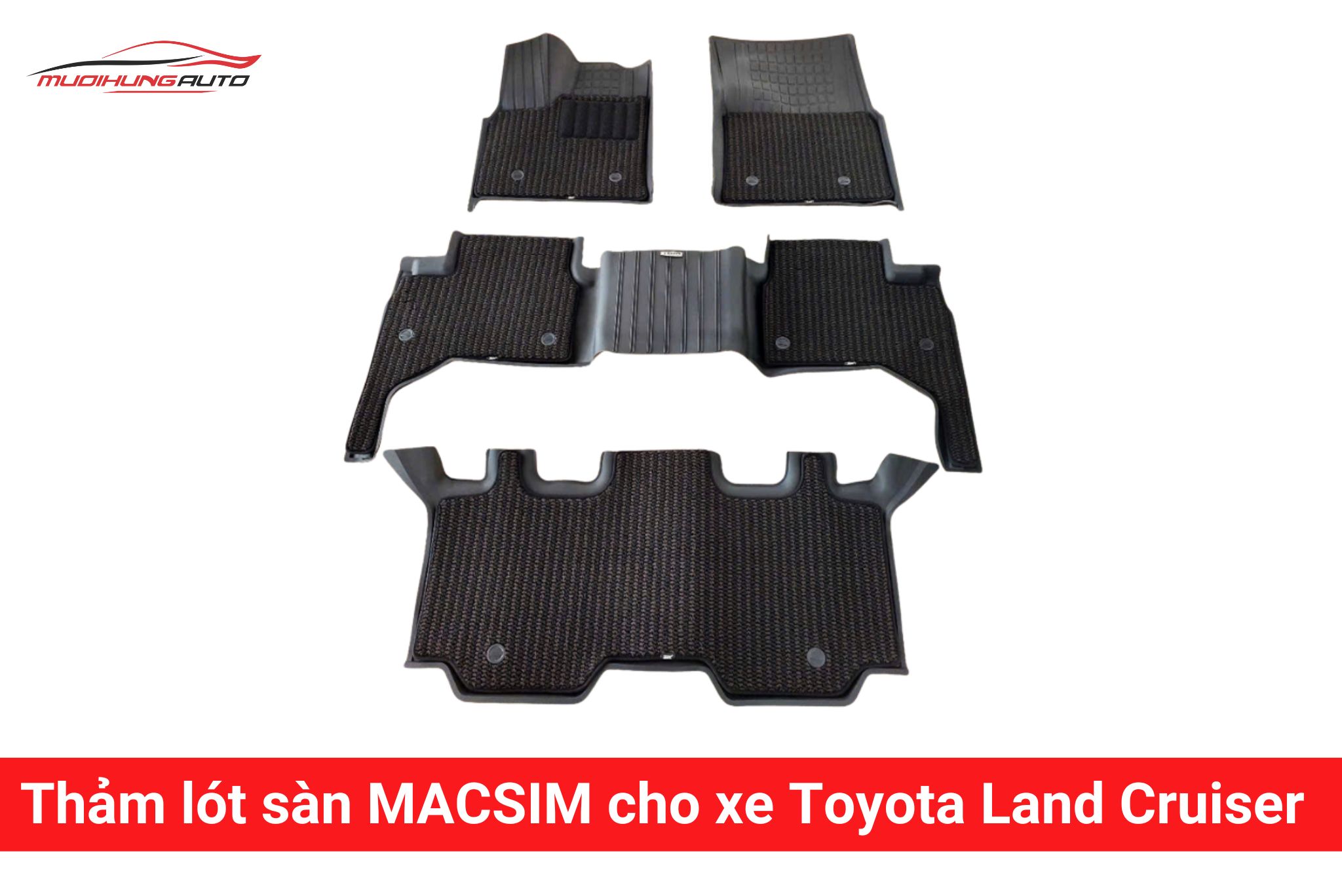 Thảm lót sàn Macsim cho xe Toyota Land Cruiser