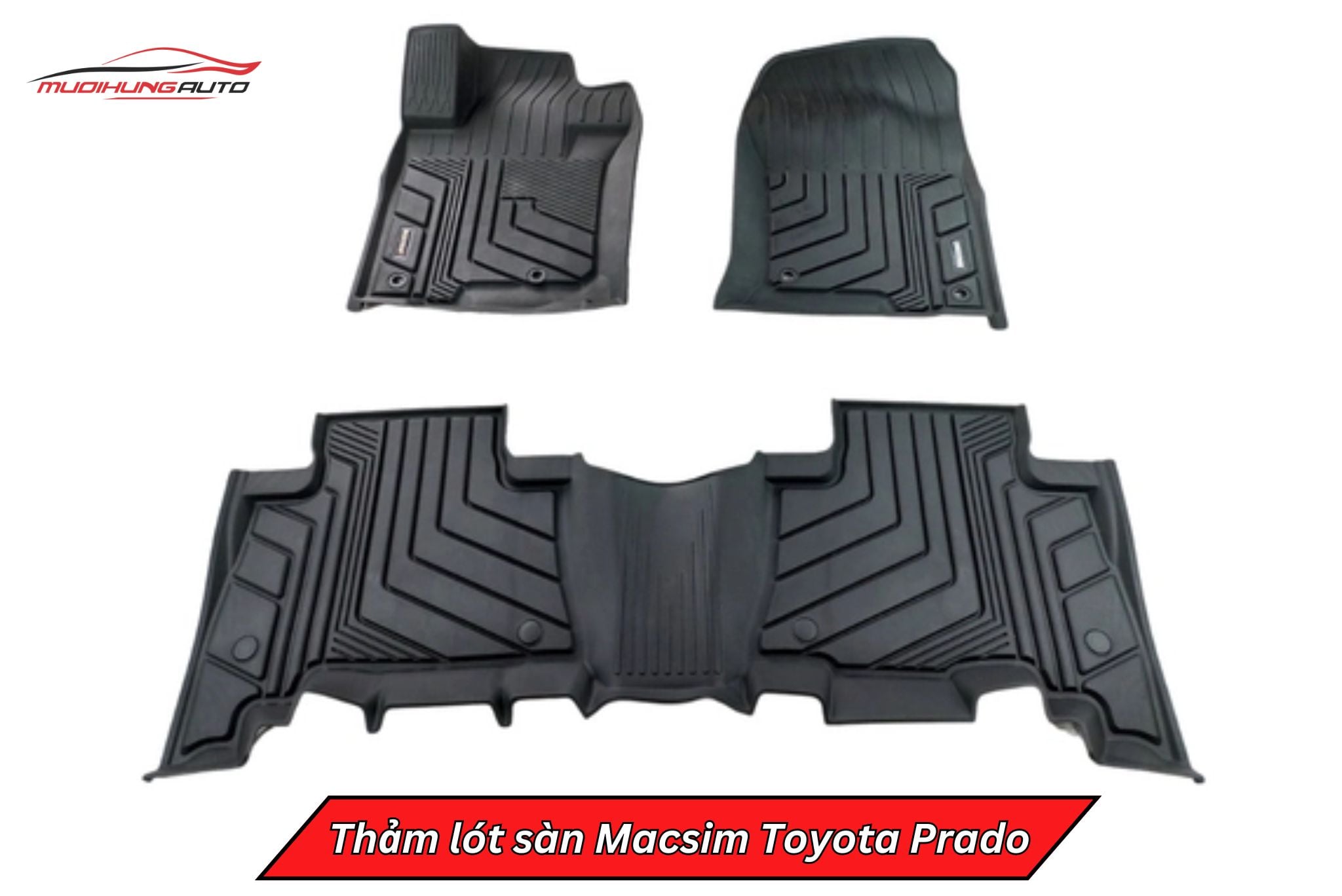 Thảm lót sàn Macsim cho xe Toyota Prado 1 lớp