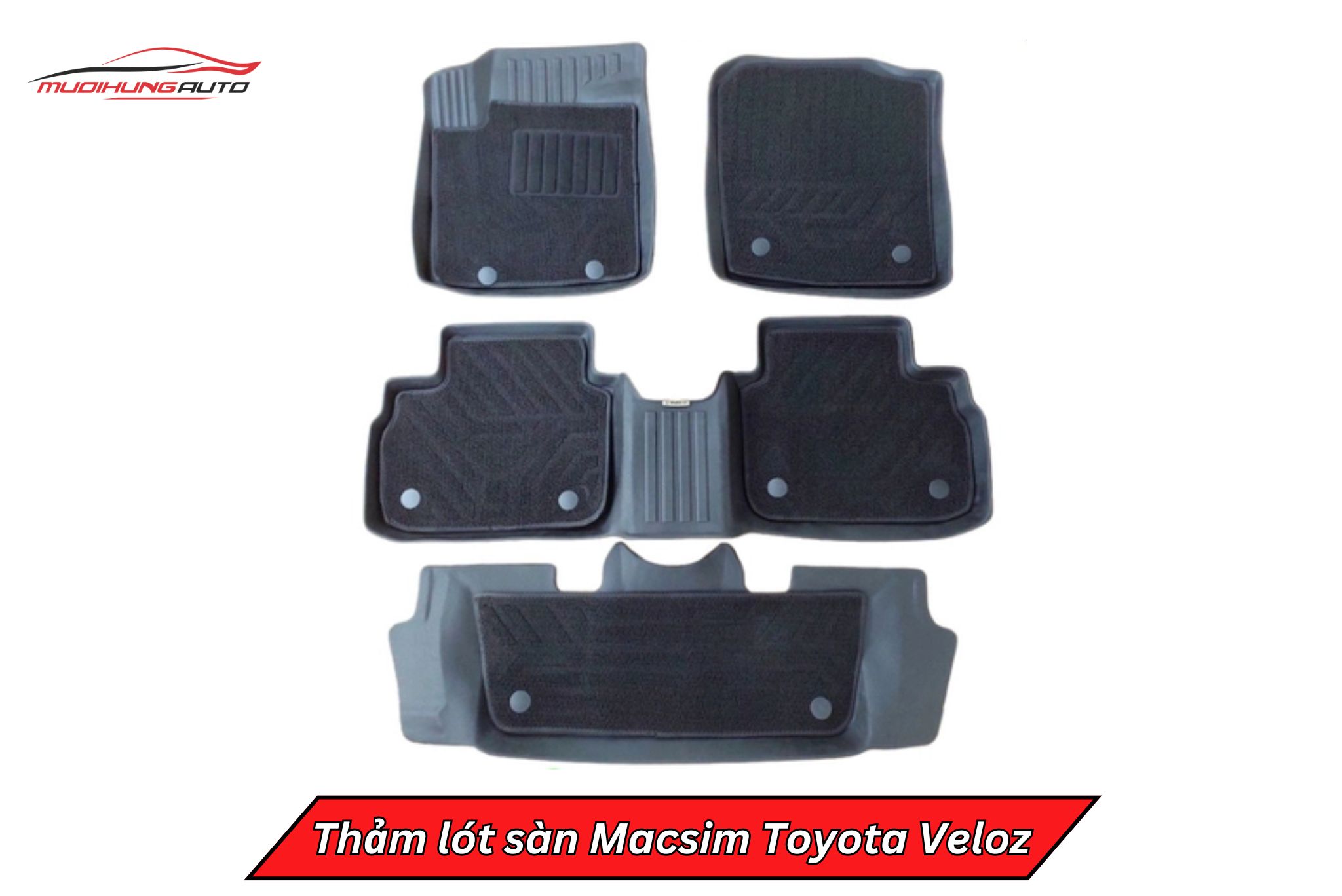 Thảm lót sàn Macsim cho xe Toyota Veloz 2 lớp