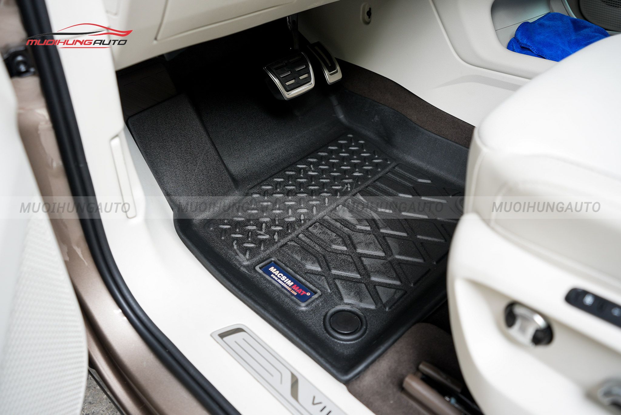 Thảm lót sàn Macsim ô tô Vinfast Minio Green