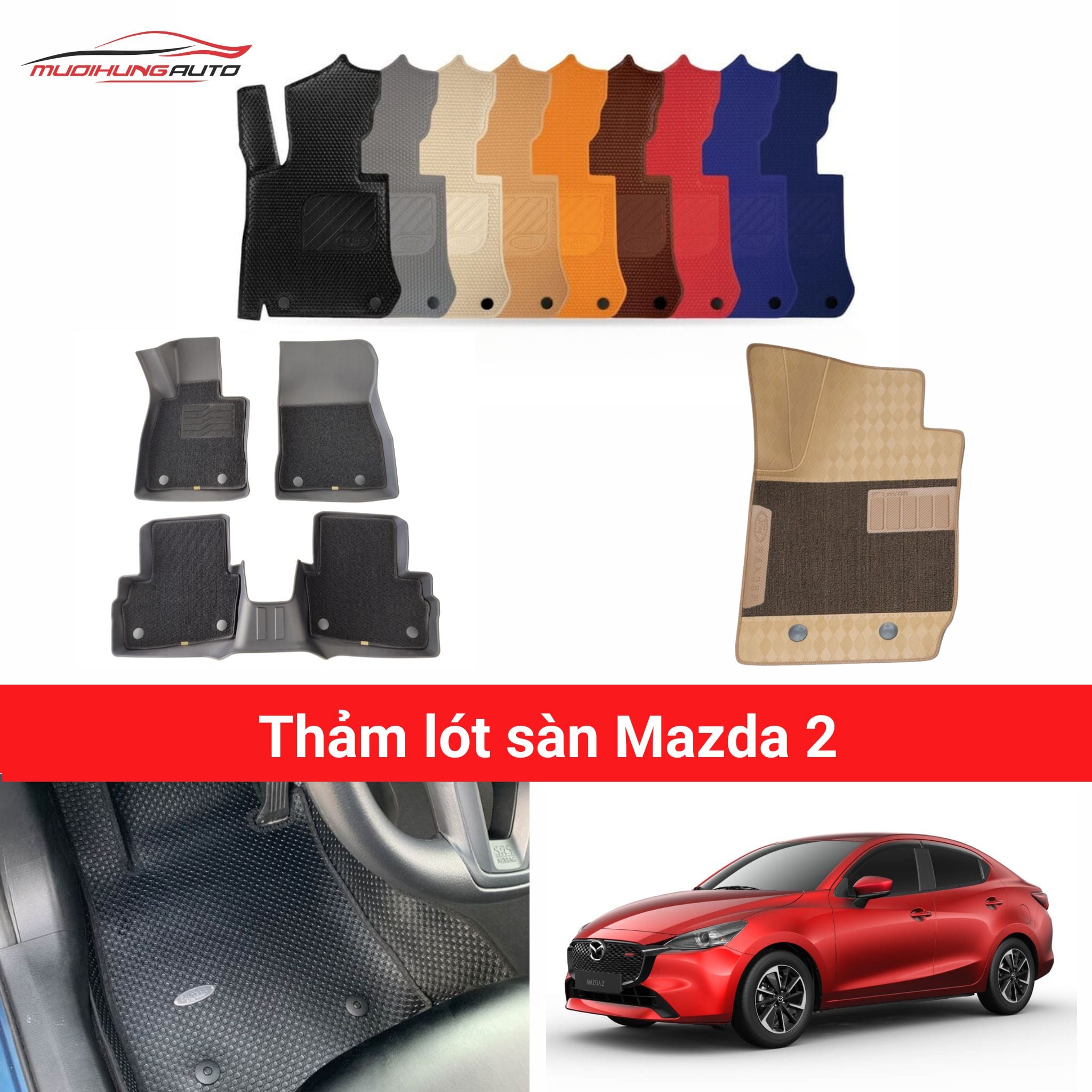 Thảm lót sàn Mazda 2