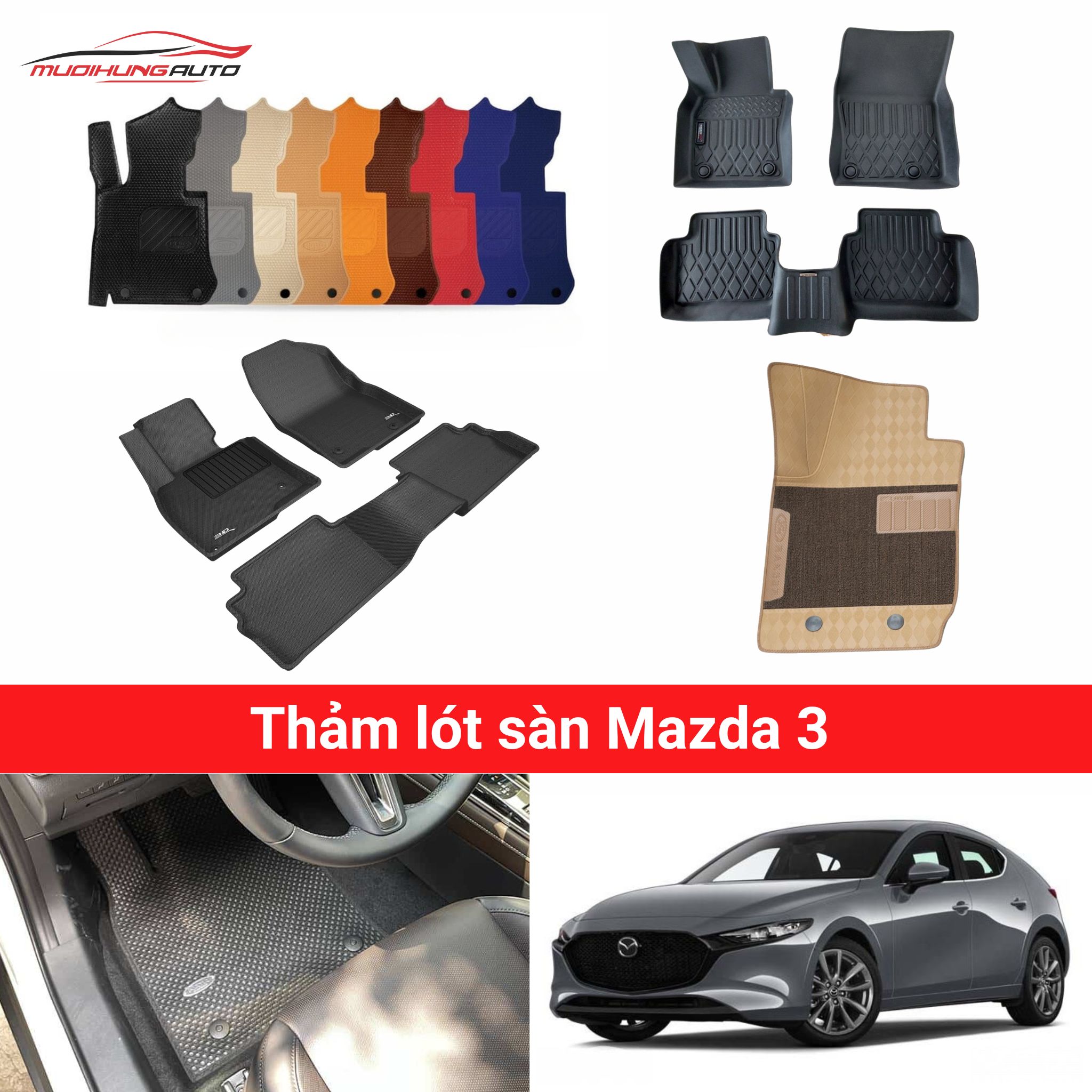 Thảm lót sàn Mazda 3