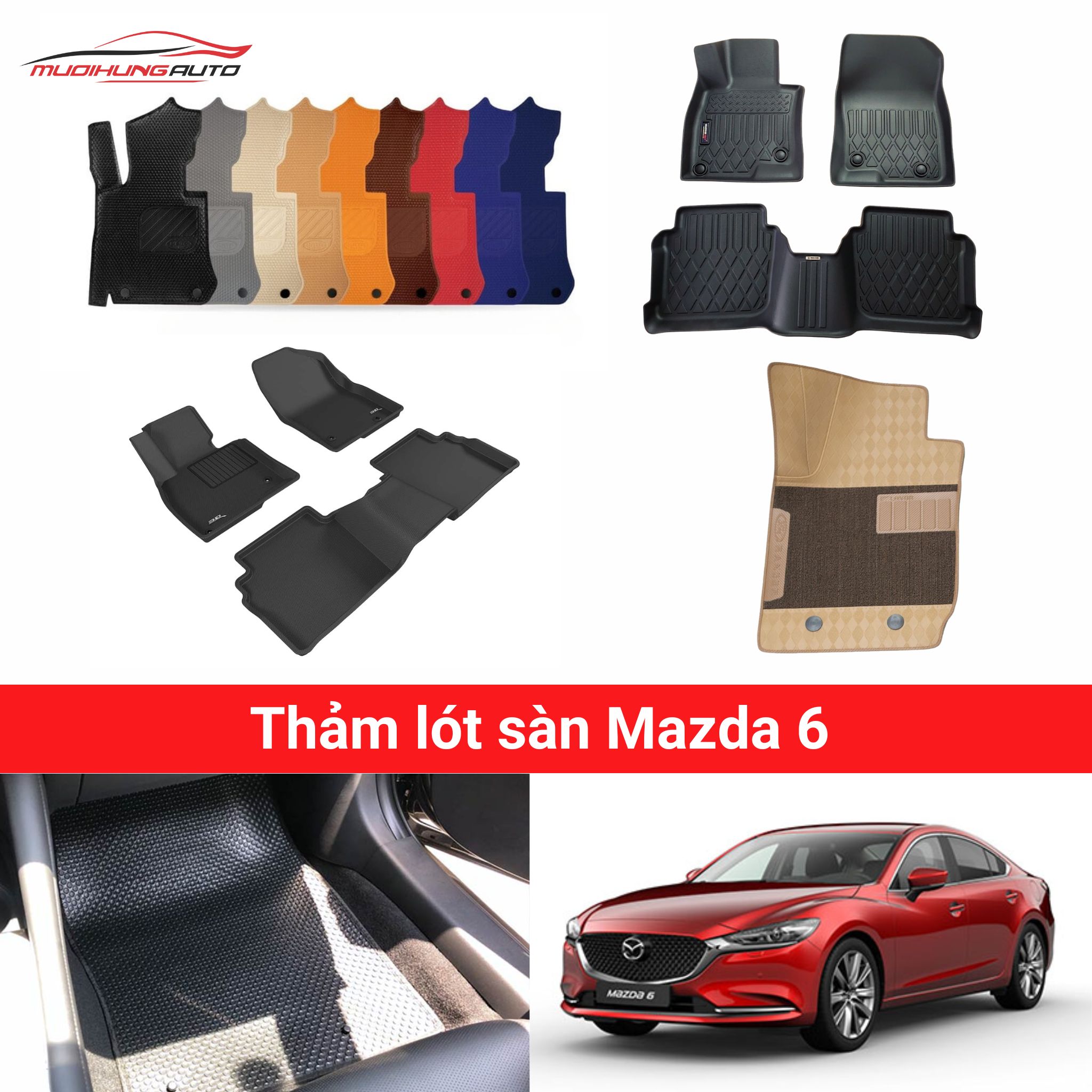 Thảm lót sàn Mazda 6