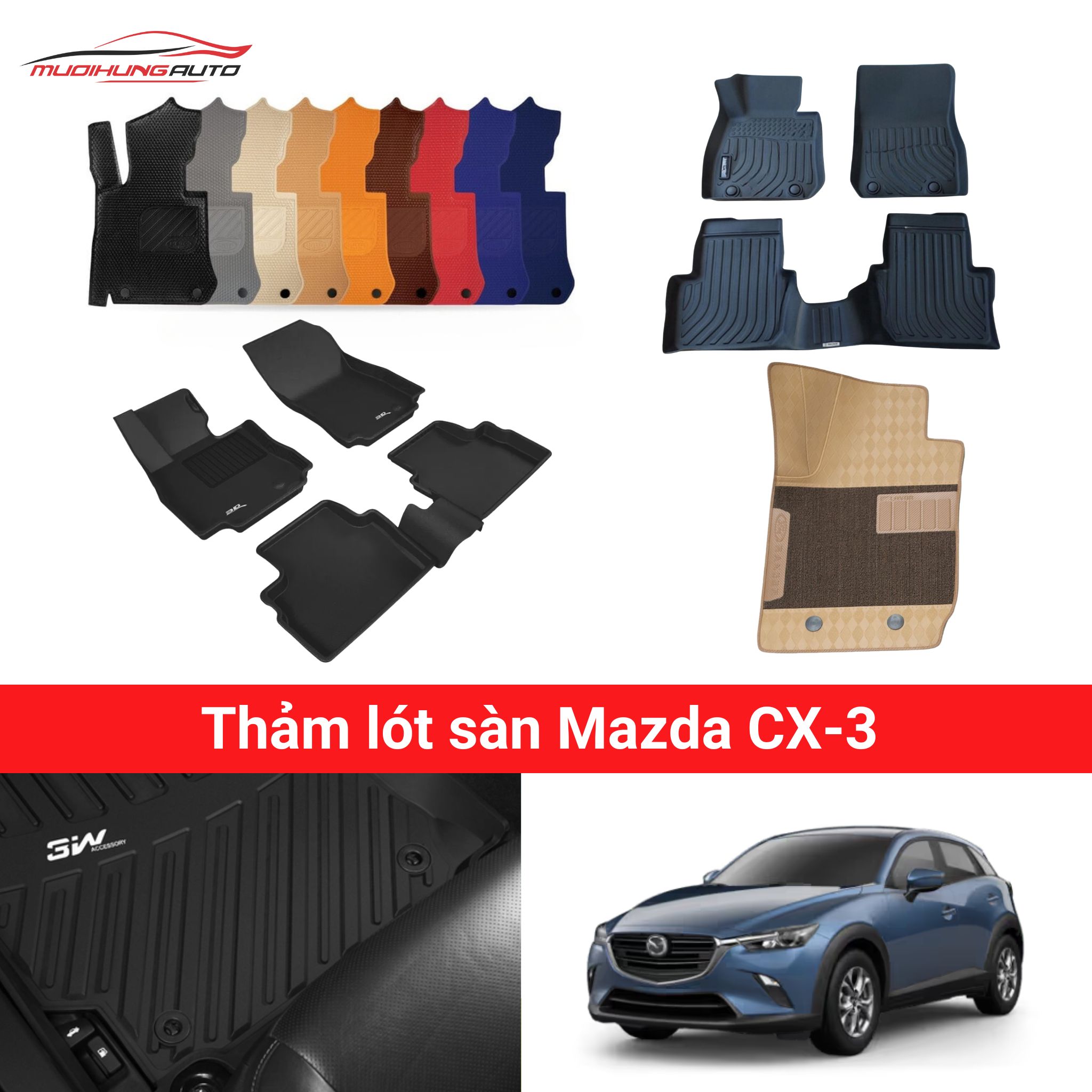 Thảm lót sàn Mazda CX-3