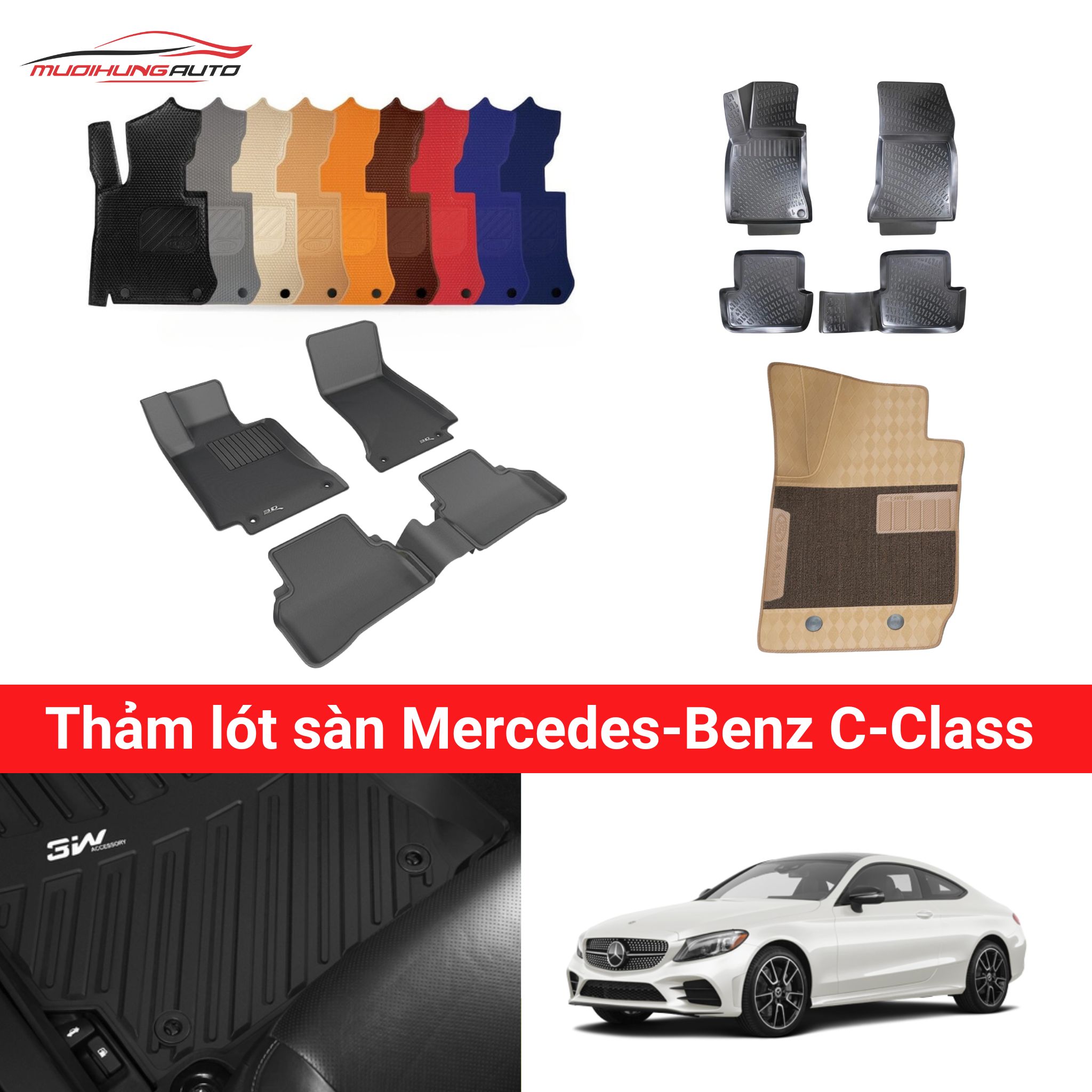 Thảm lót sàn Mercedes-Benz C-Class