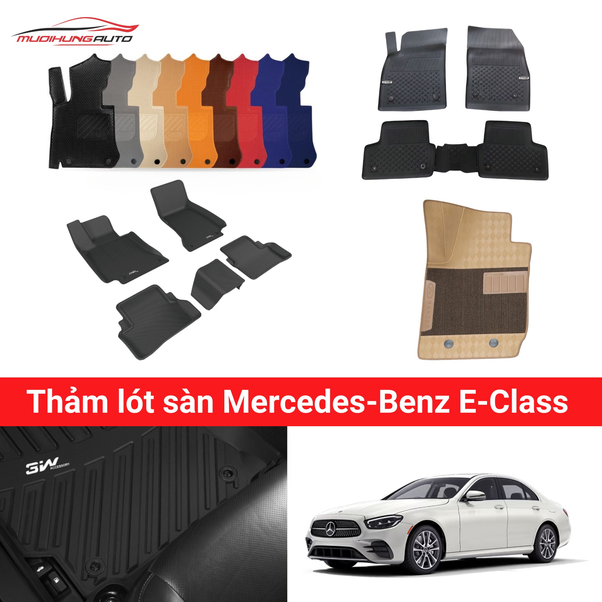 Thảm lót sàn Mercedes-Benz E‑Class