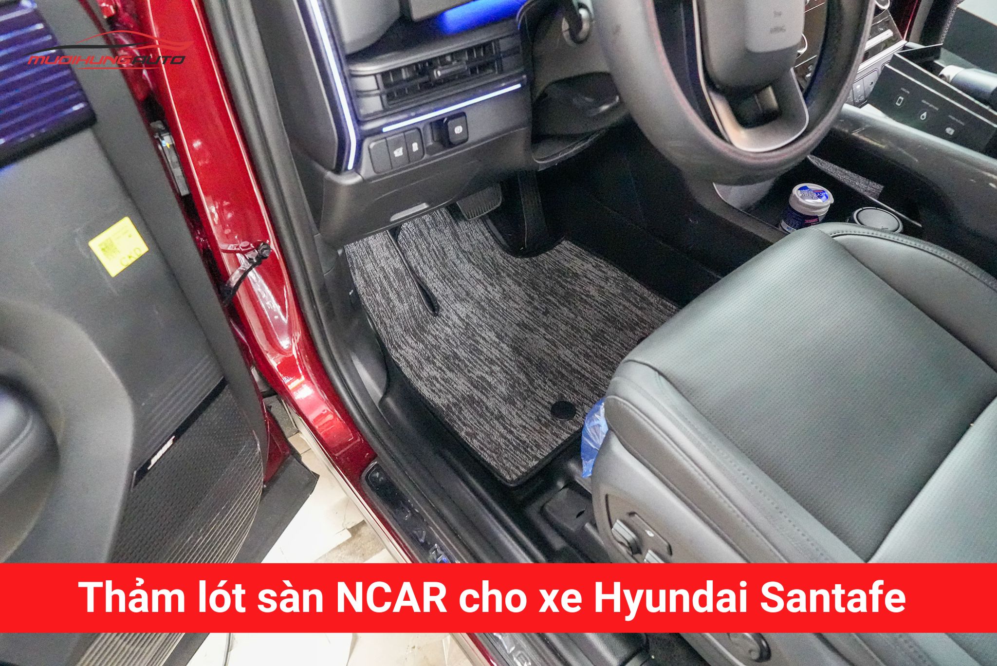 Thảm lót sàn Ncar cho xe Hyundai Santafe