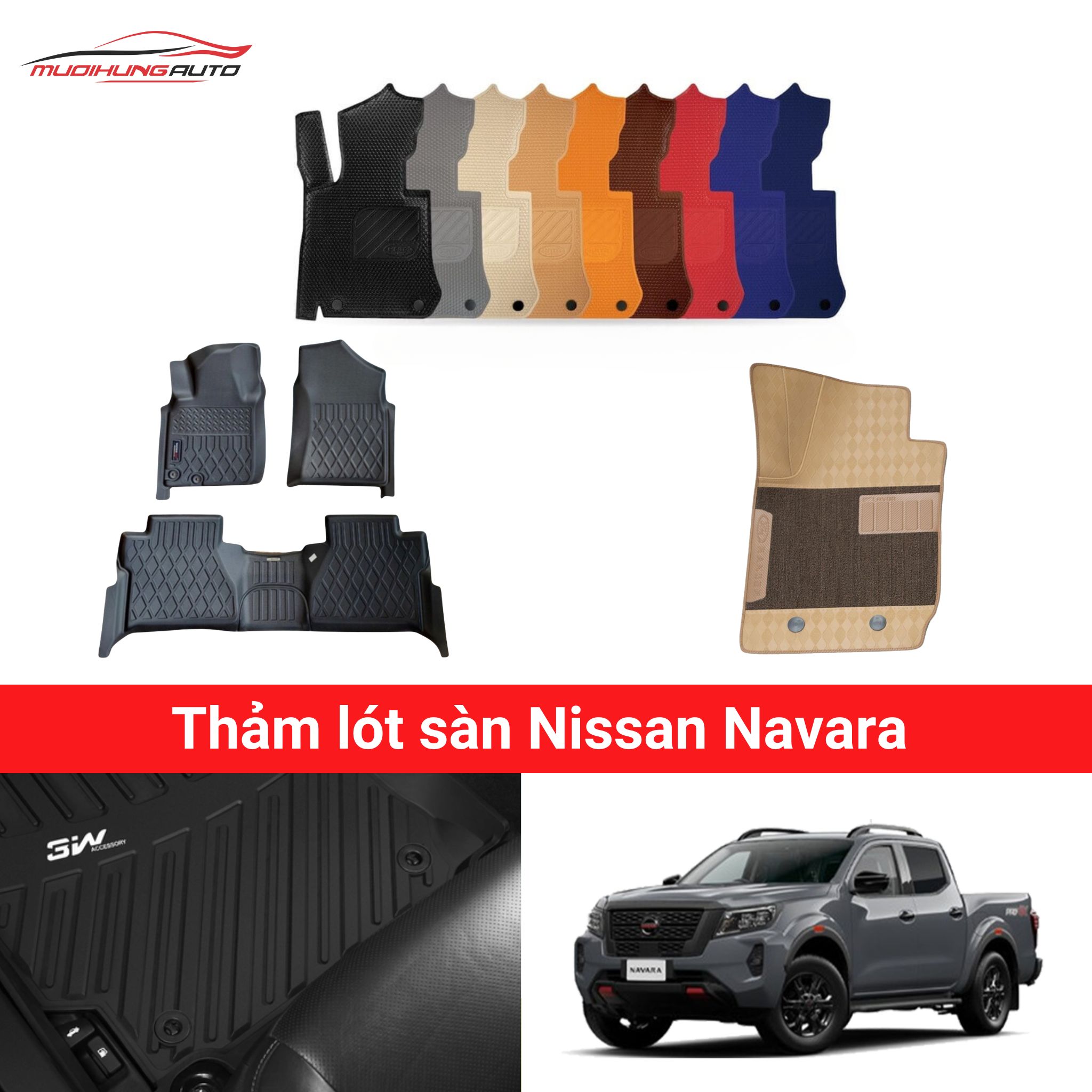Thảm lót sàn Nissan Navara