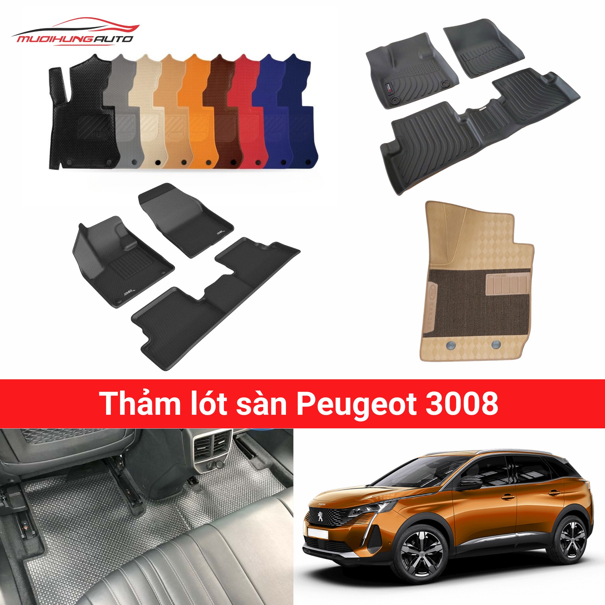 Thảm lót sàn Peugeot 3008