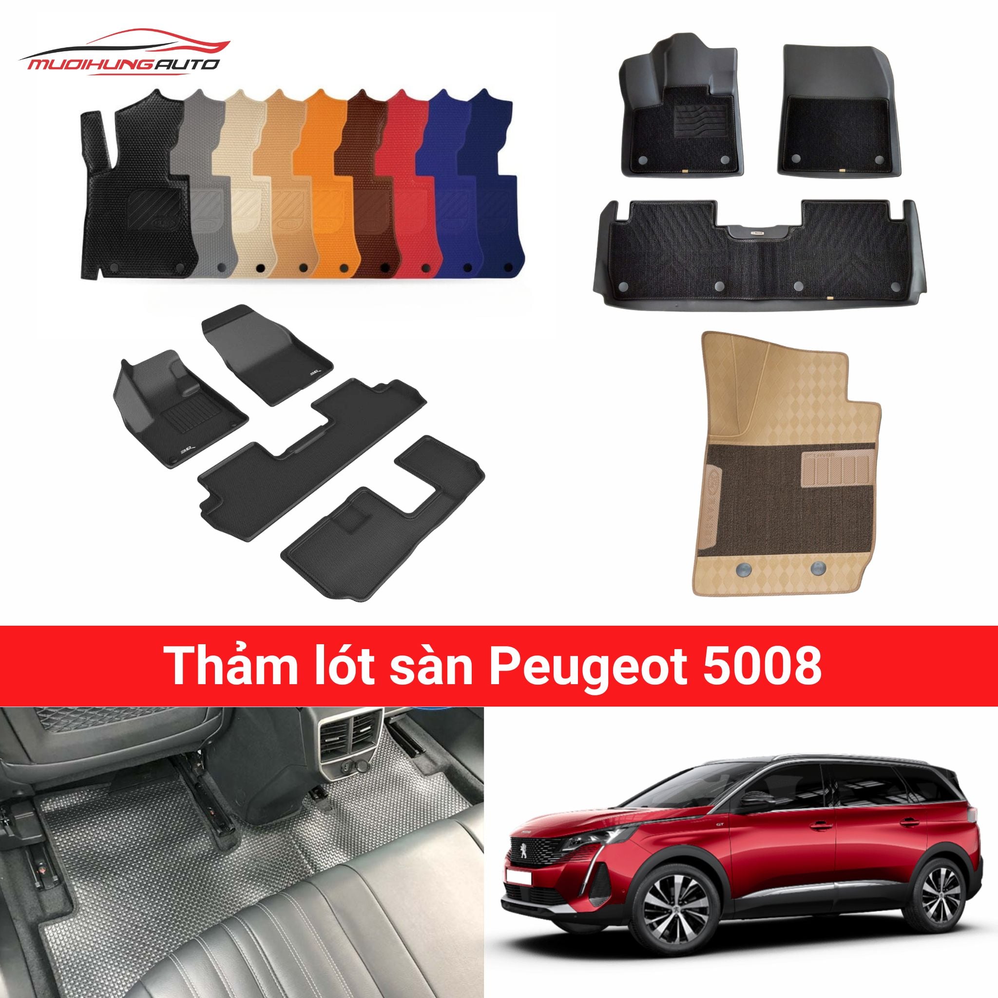 Thảm lót sàn Peugeot 5008