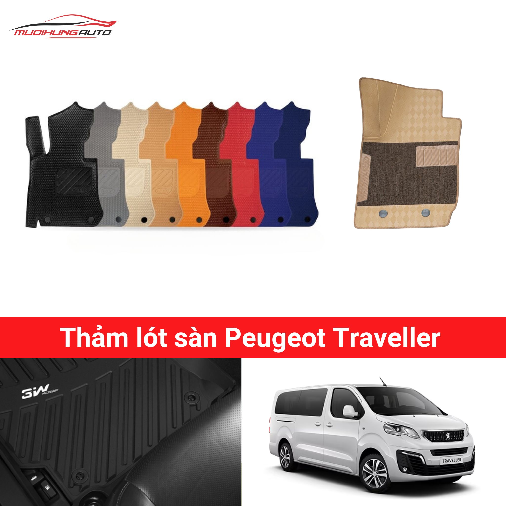 Thảm lót sàn Peugeot Traveller