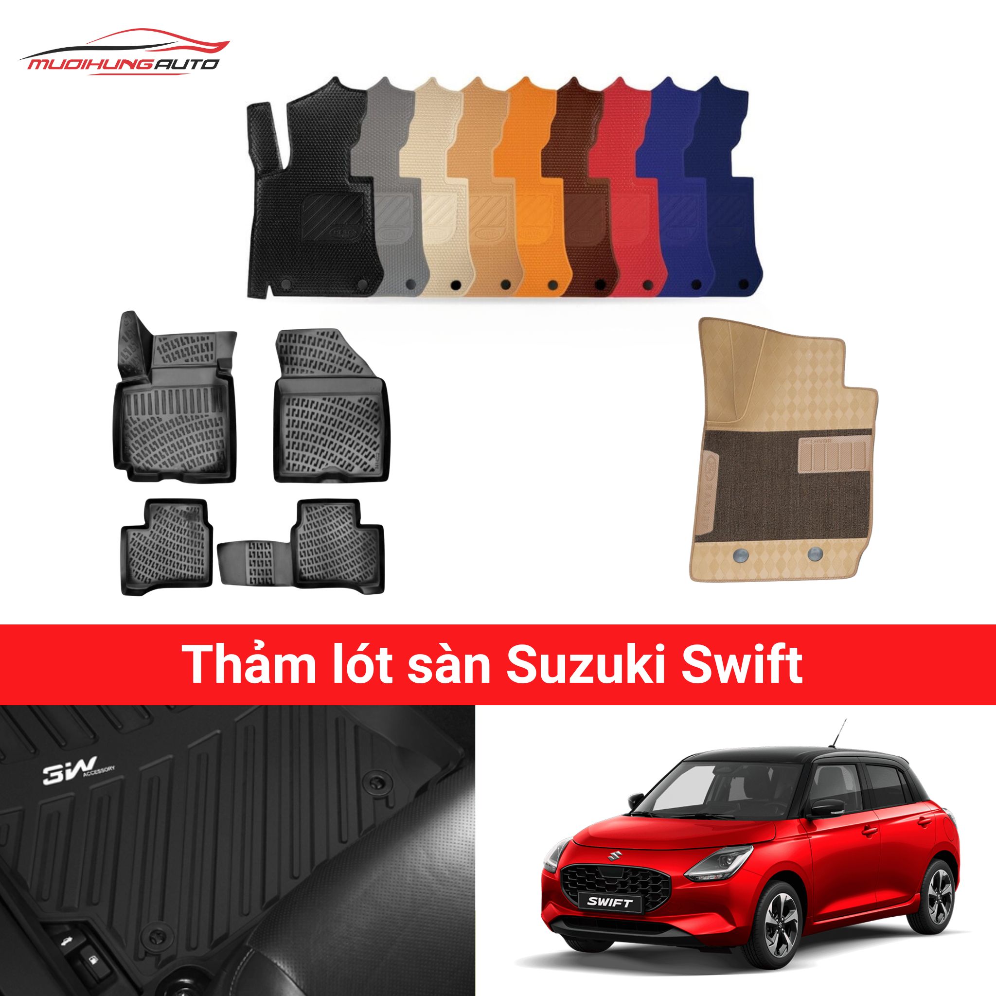 Thảm lót sàn Suzuki Swift