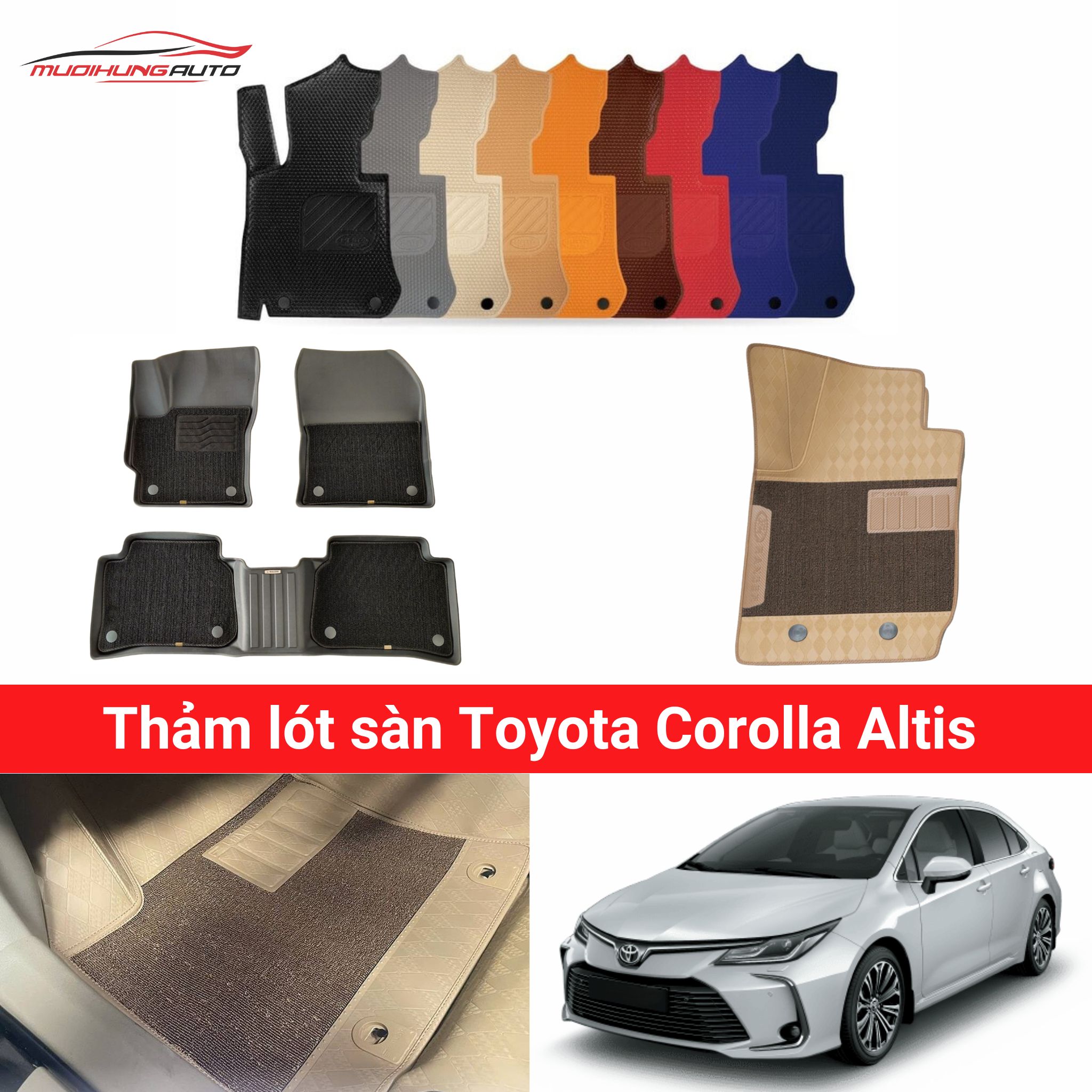 Thảm lót sàn Toyota Corolla Altis