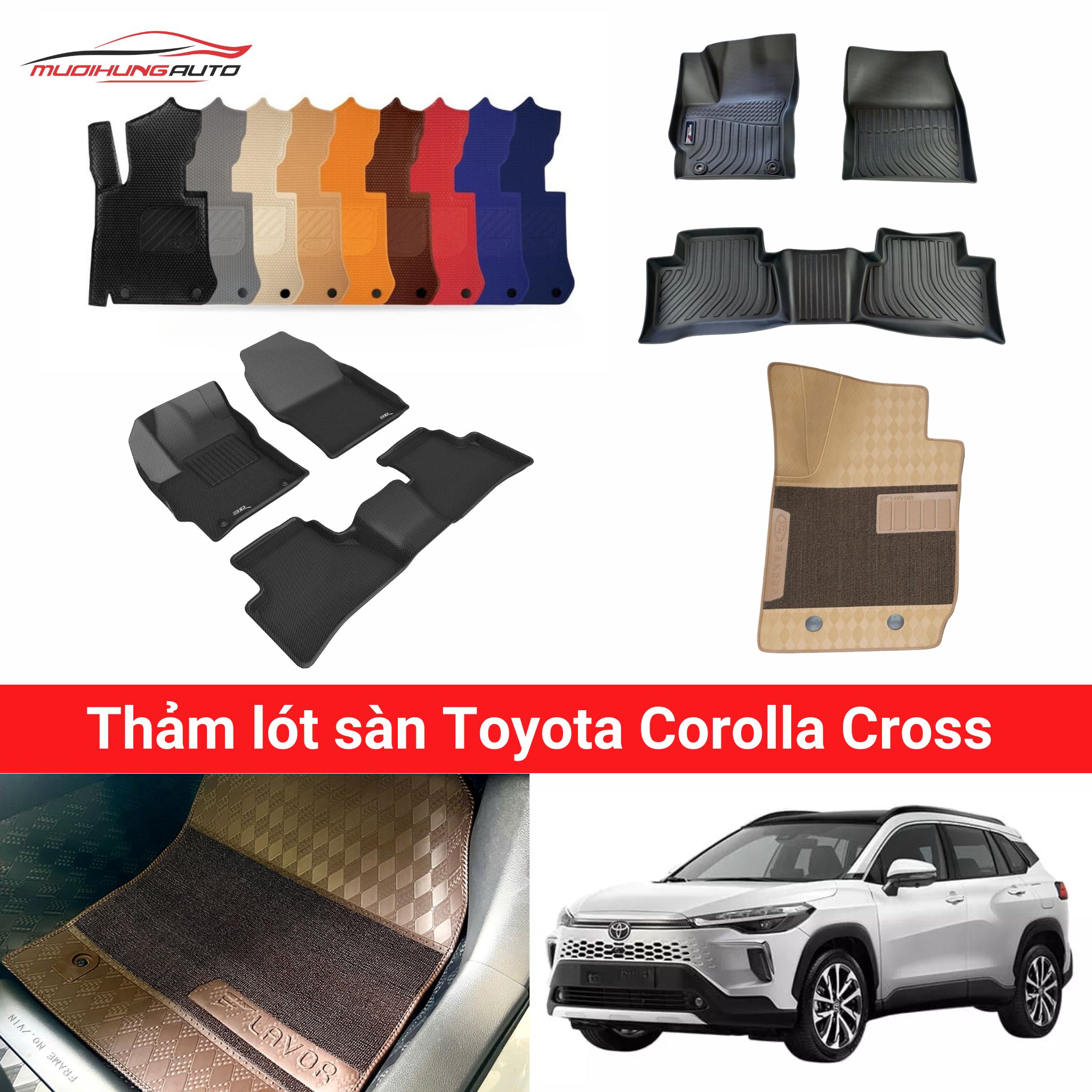 Thảm lót sàn Toyota Corolla Cross