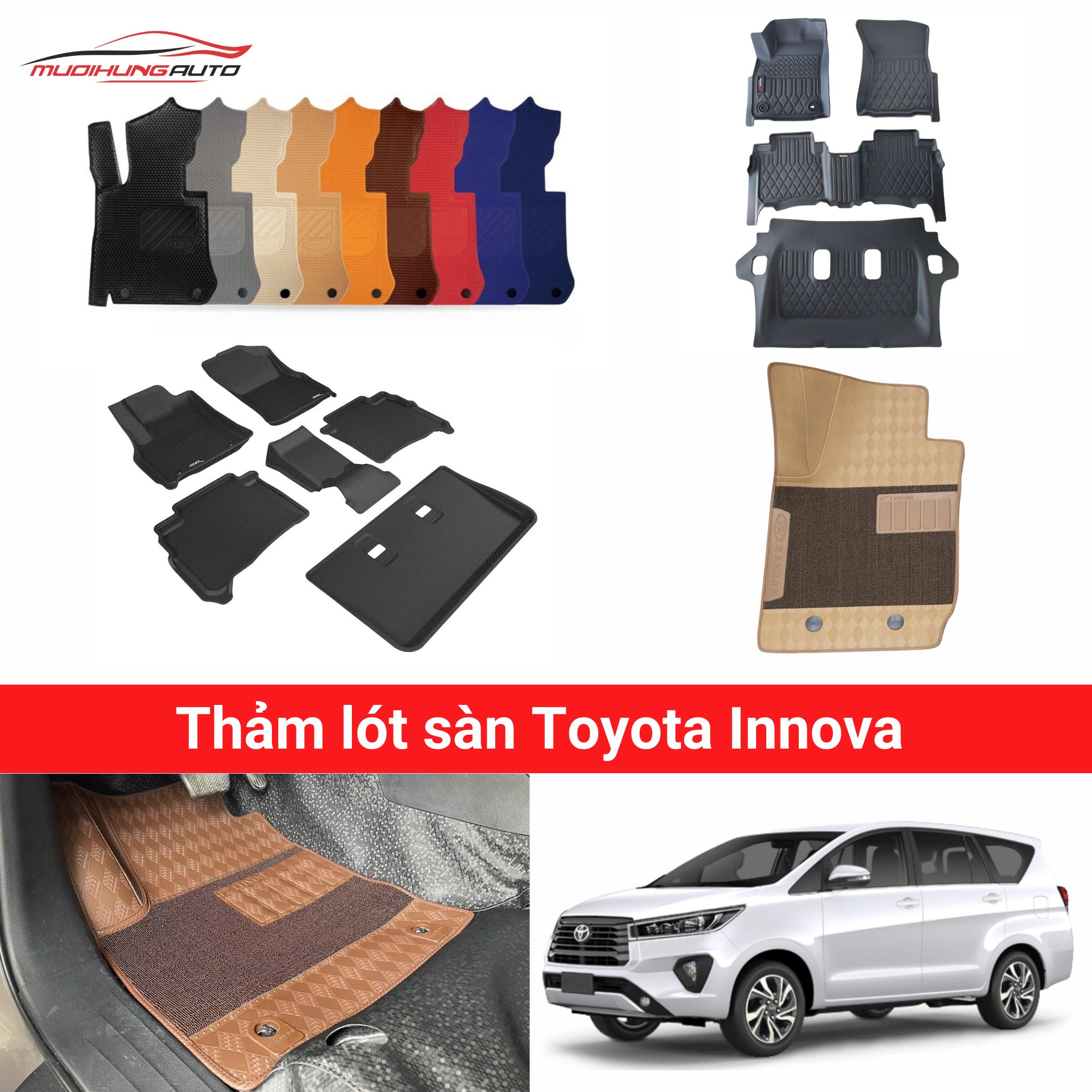 Thảm lót sàn Toyota Innova