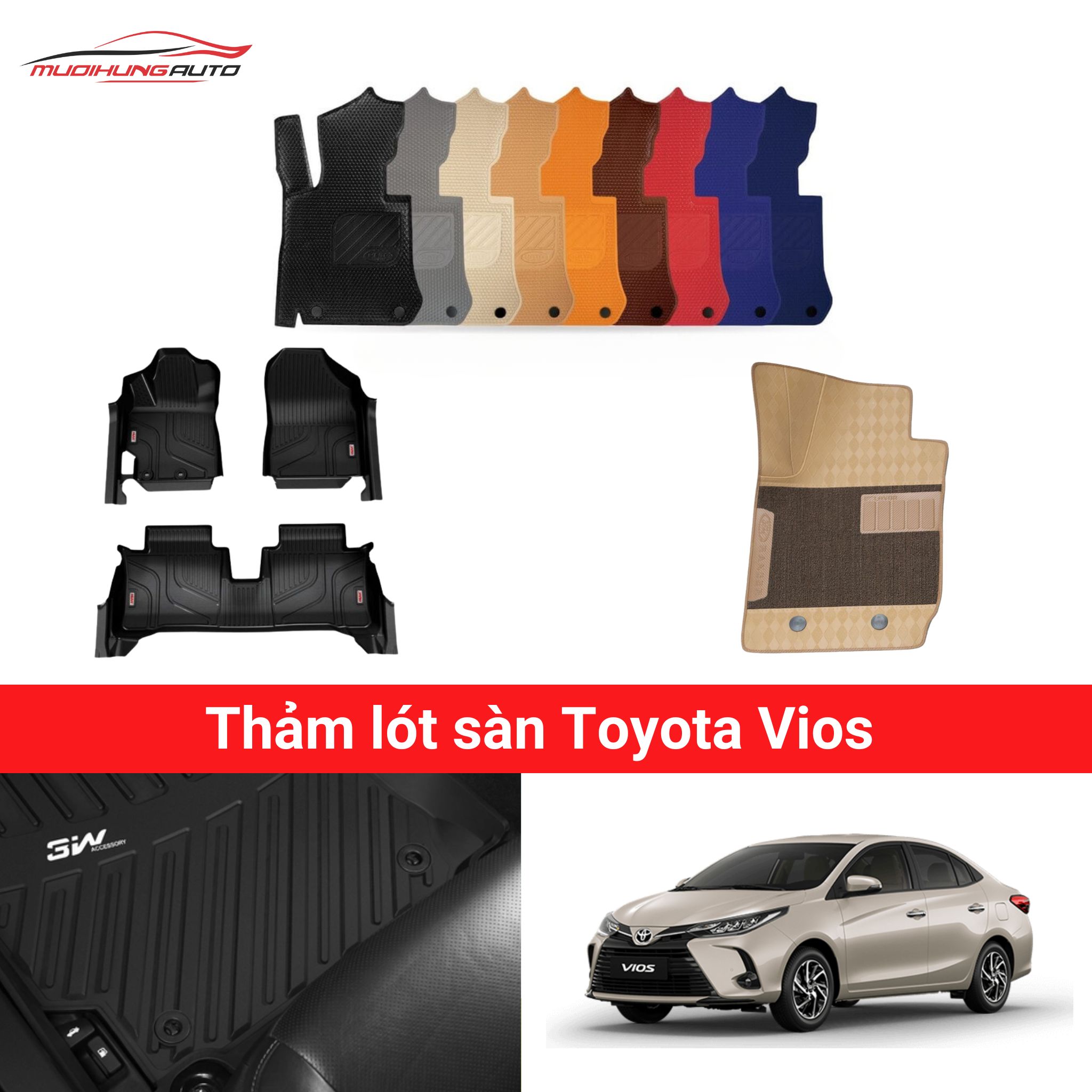 Thảm lót sàn Toyota Vios