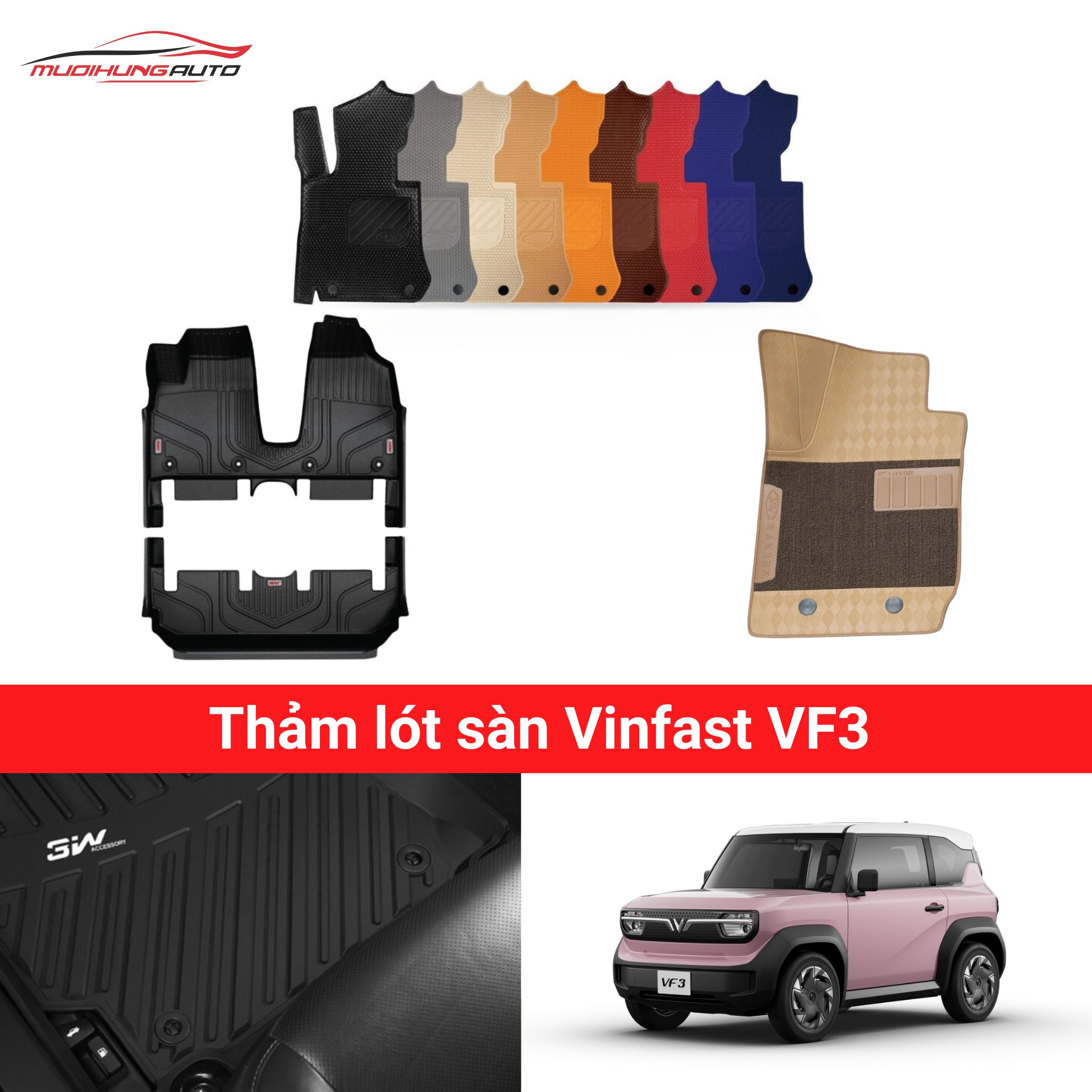 Thảm lót sàn Vinfast VF3