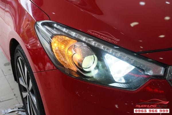 Thay bóng Led Pha và độ bi gầm xe Kia K3 05