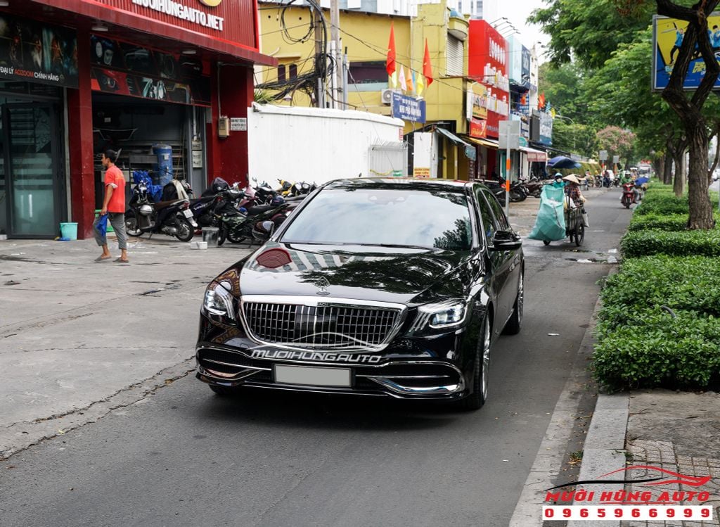 Độ Ngoại Thất Xe Mercedes S400/S500 2015 - 2018 Lên S560 Maybach Đẳng Cấp