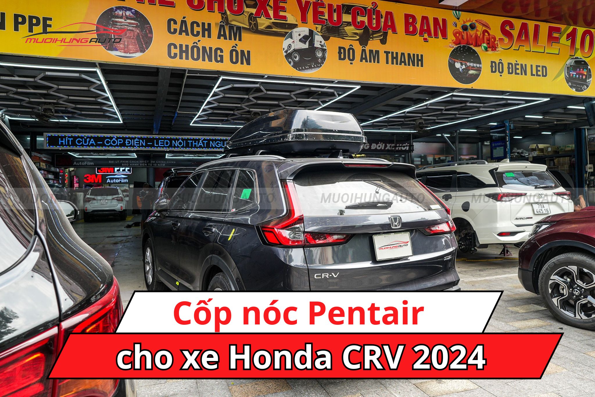 Thùng đựng đồ nóc xe Pentair cho xe Honda CRV 2024