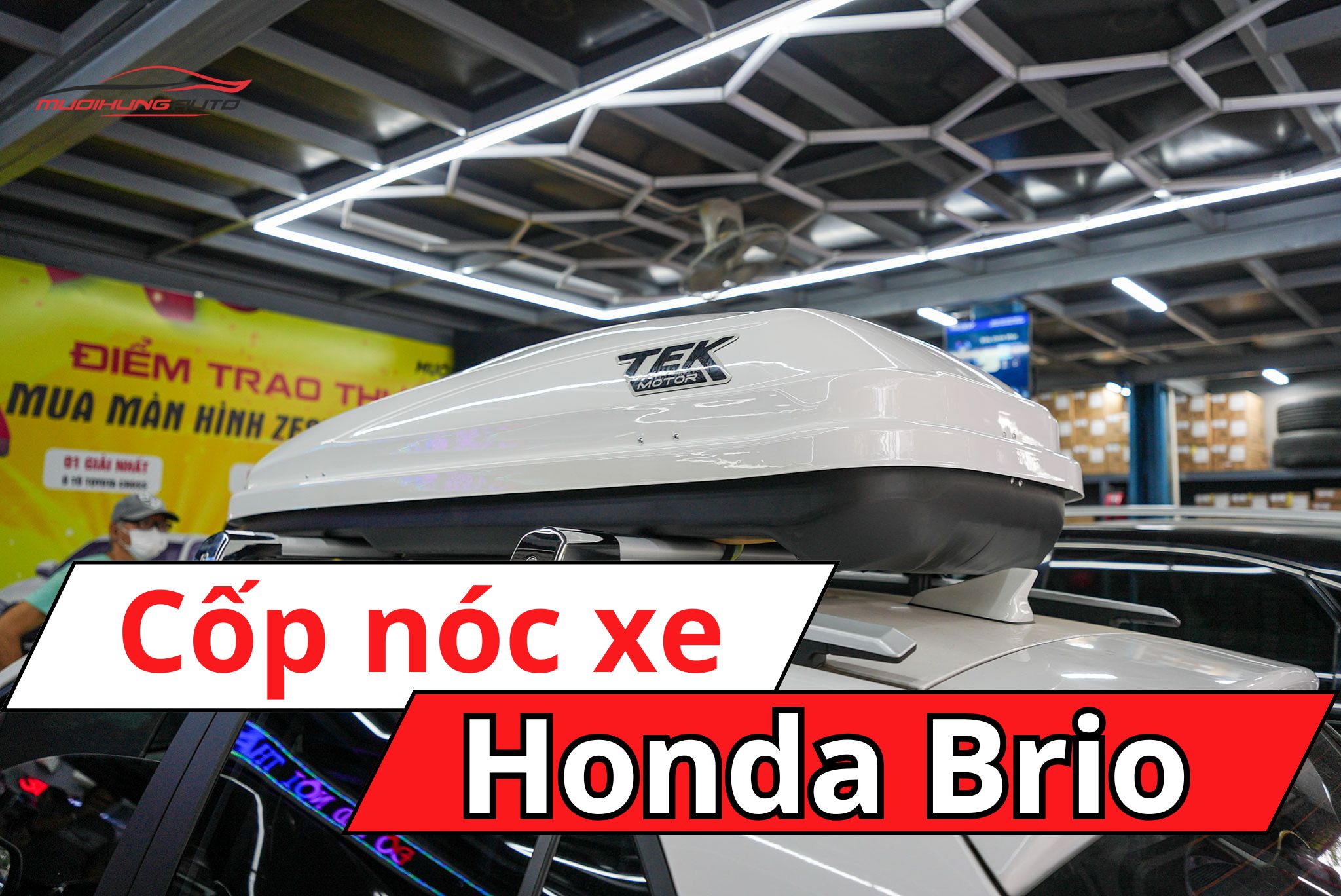 Thùng nóc xe ô tô Honda Brio