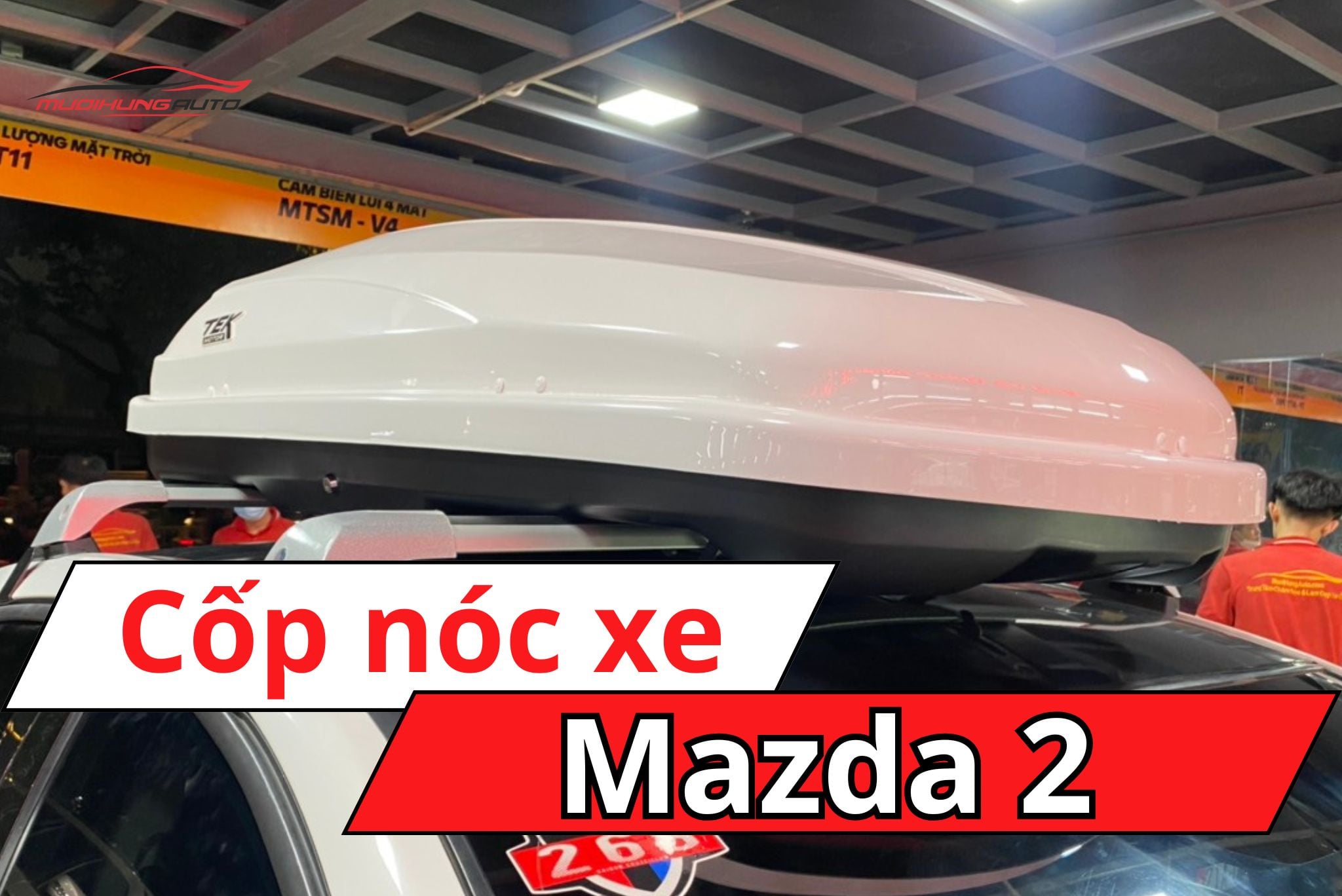 Thùng nóc xe ô tô Mazda 2