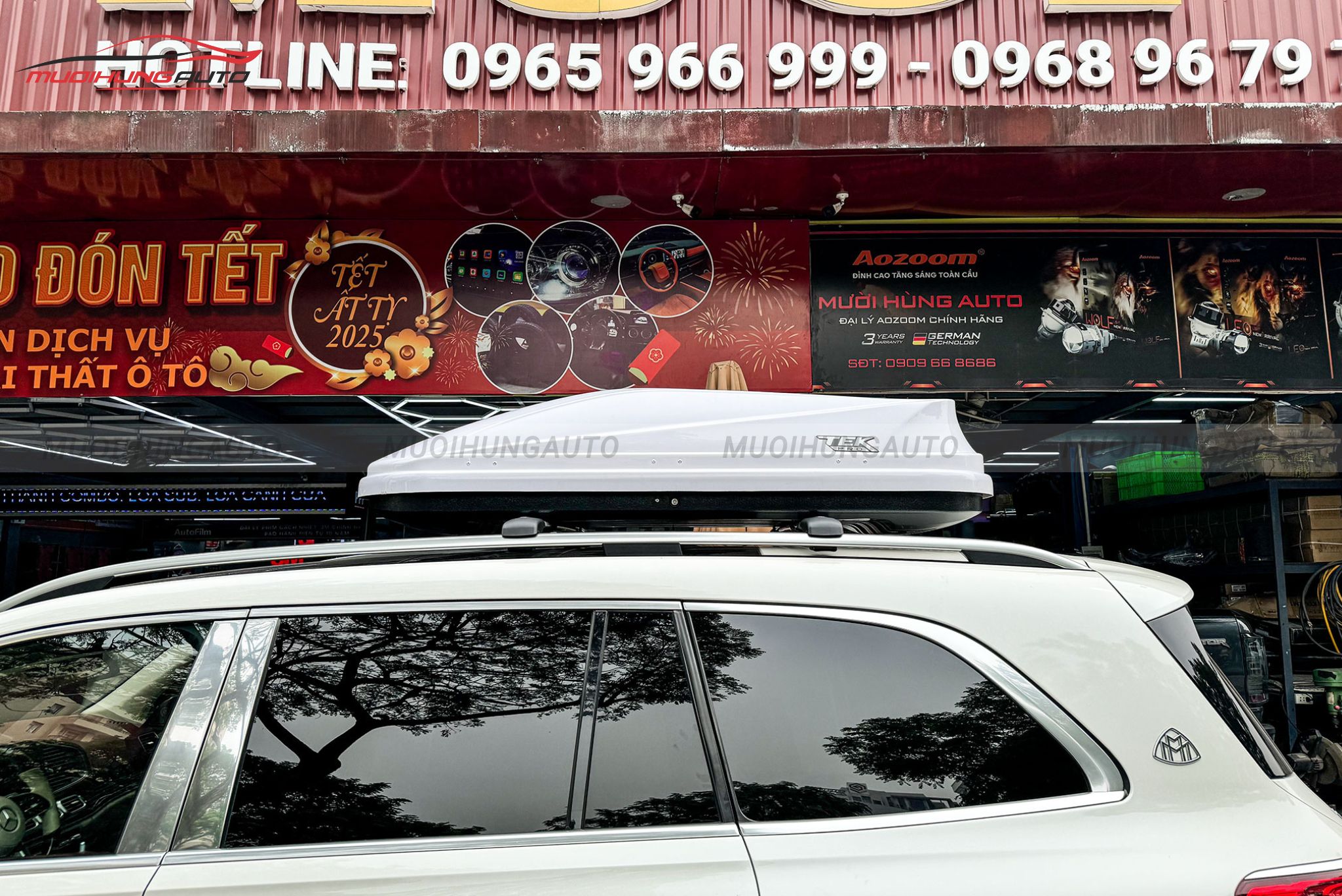 Thùng nóc xe ô tô Mercedes GLS600