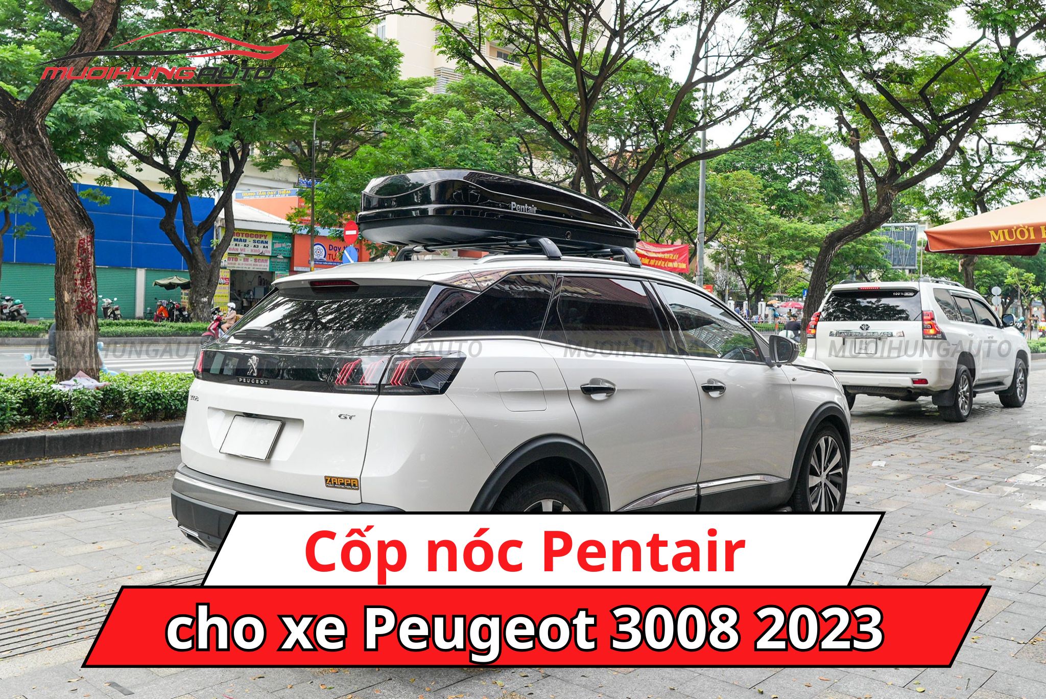Thùng nóc xe ô tô Pentair cho Peugeot 3008 2023