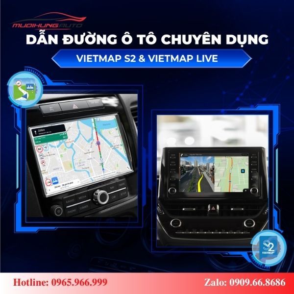Tích hợp 3 loại bản đồ dẫn đường thông minh