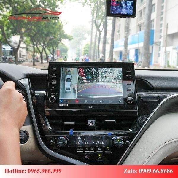 Tích hợp góc đánh lái, giúp lái xe an toàn