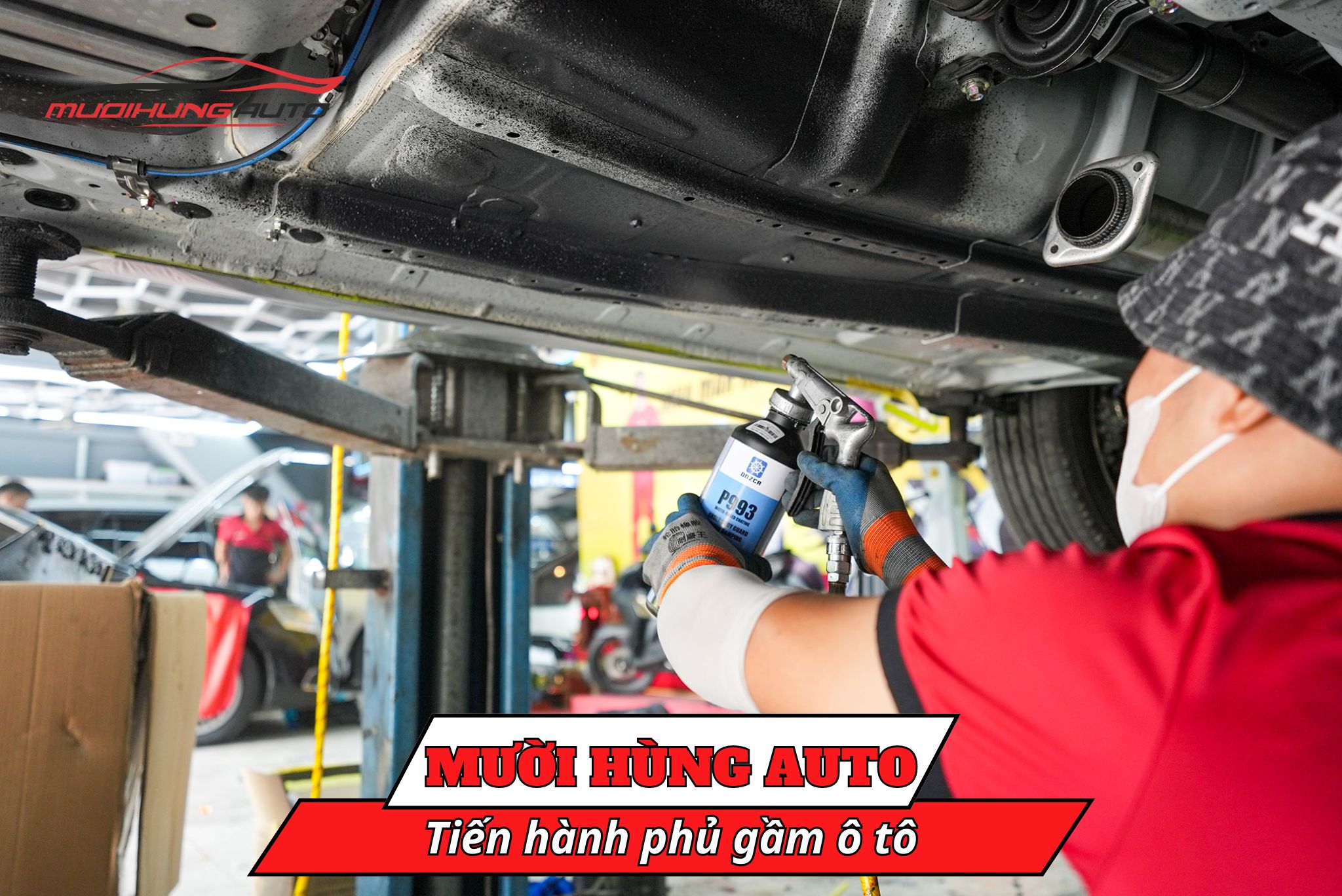 6 Bước Phủ Gầm Ô Tô Chuyên Nghiệp, Đạt Chuẩn