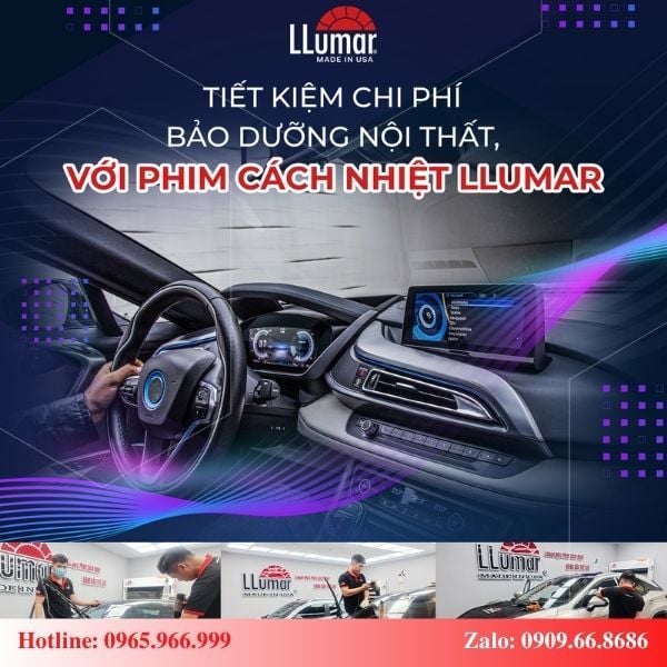 Dịch Vụ Dán Phim Cách Nhiệt Llumar Chính Hãng TPHCM