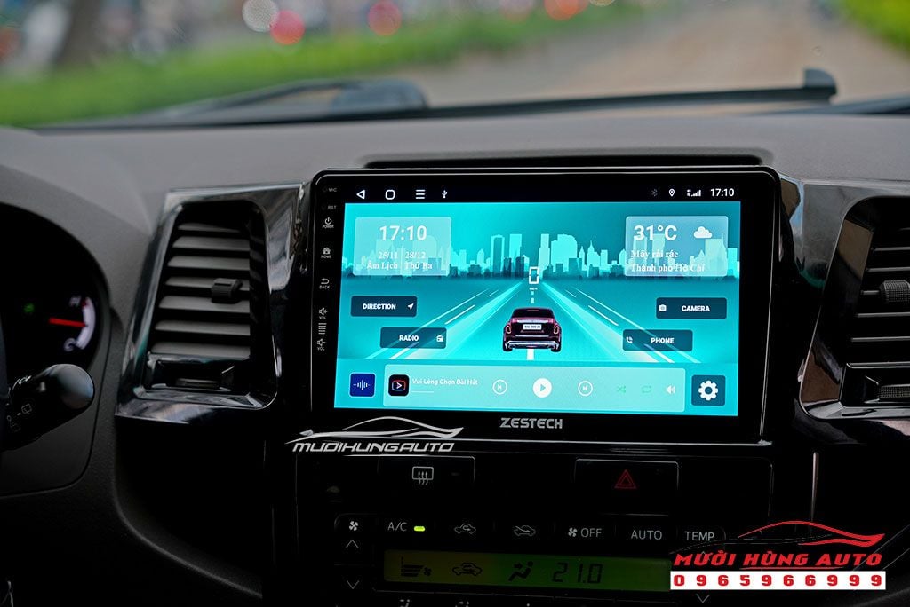Màn Hình DVD Android Zestech Tại Mười Hùng Auto