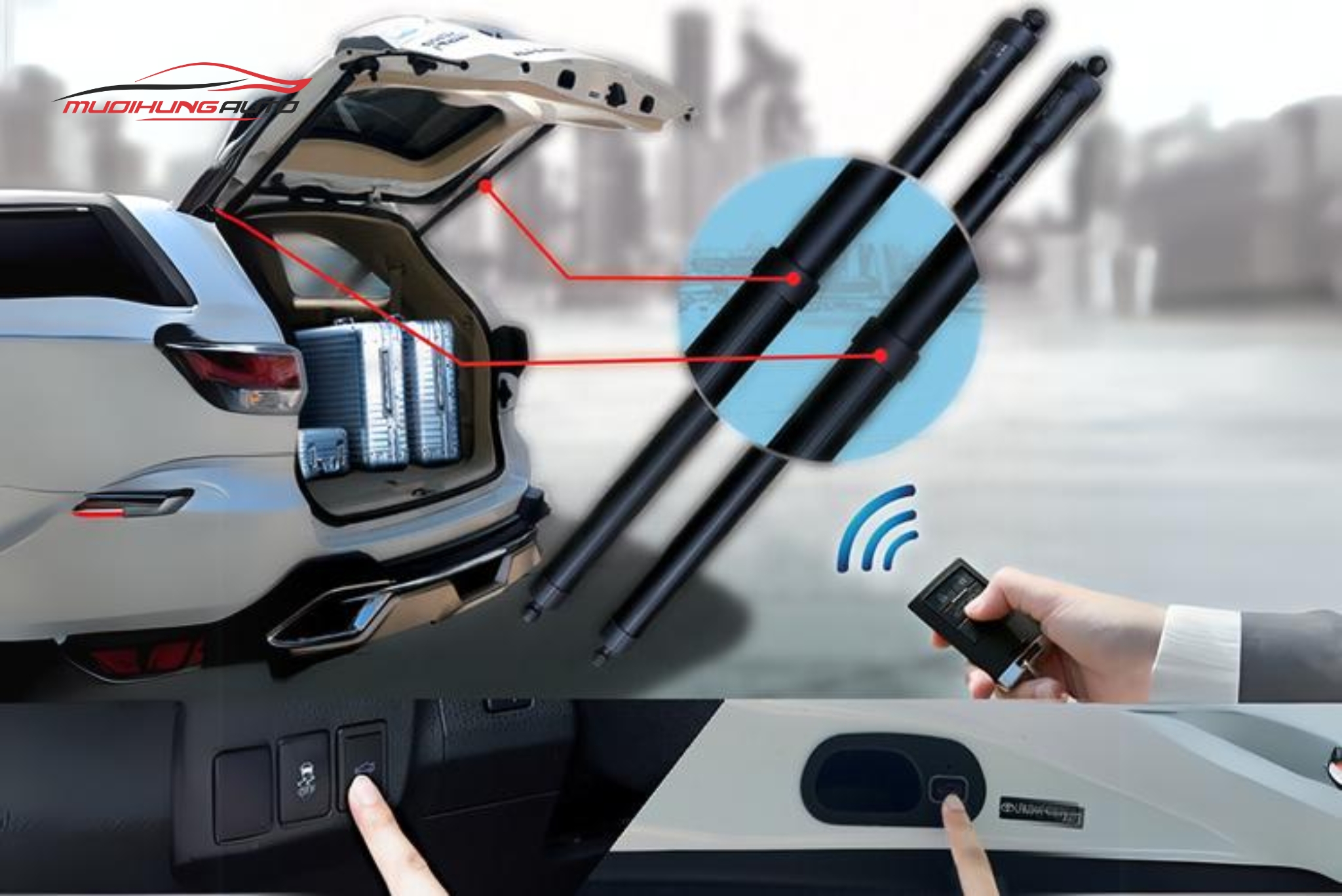 Ty cốp điện xe hơi Vinfast VF6