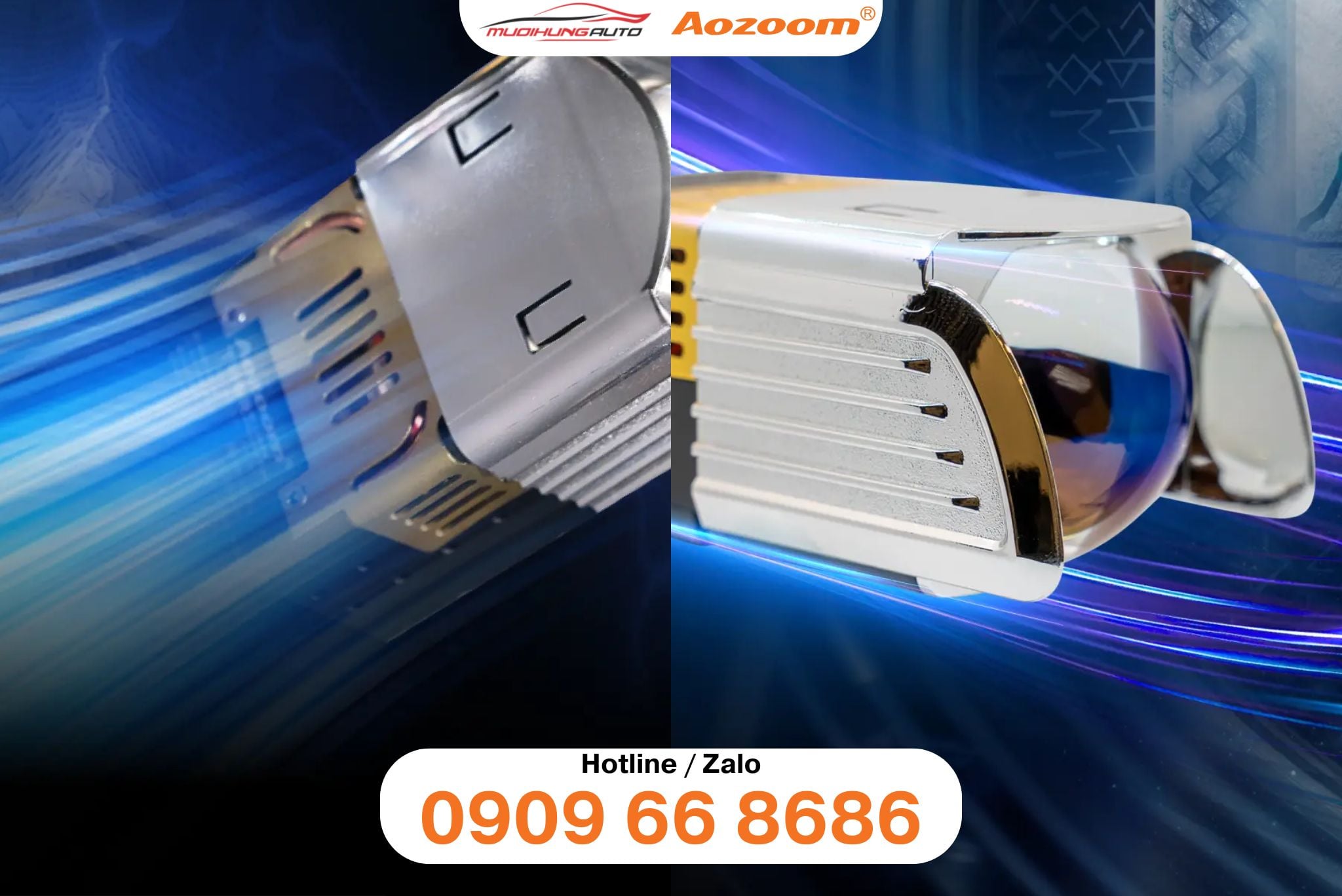 Ưu điểm của đèn bi Laser mini Aozoom CBAZ Thor 1.8 inch