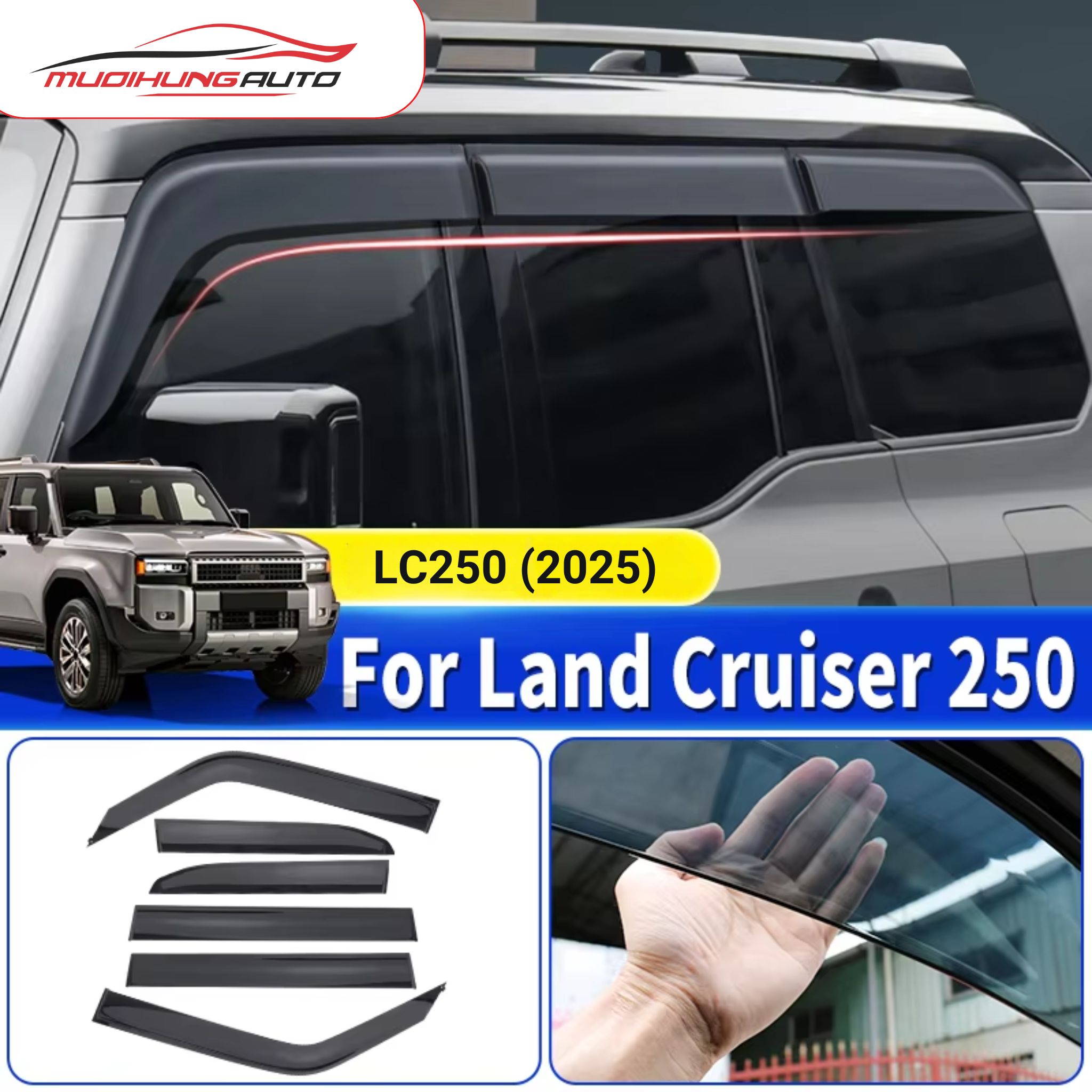 vè che mưa xe ô tô Land Cruiser LC250 2025