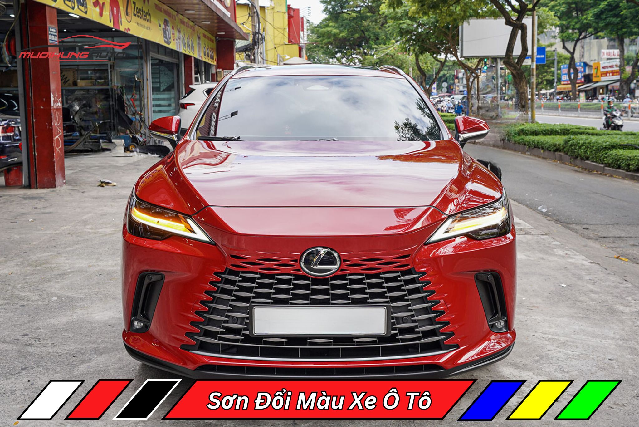 Sơn Đổi Màu Xe Ô Tô Lexus RX350 2023