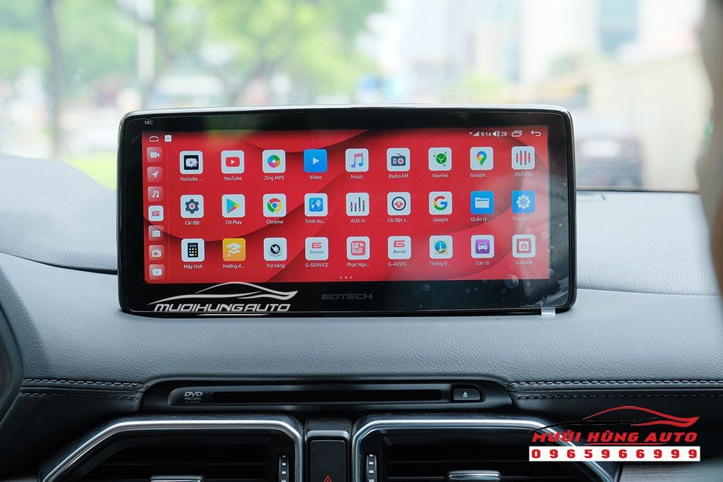 Tổng Hợp Các Loại Màn Hình DVD Android Chính Hãng Cho Xe Ô Tô Tại Mười Hùng Auto
