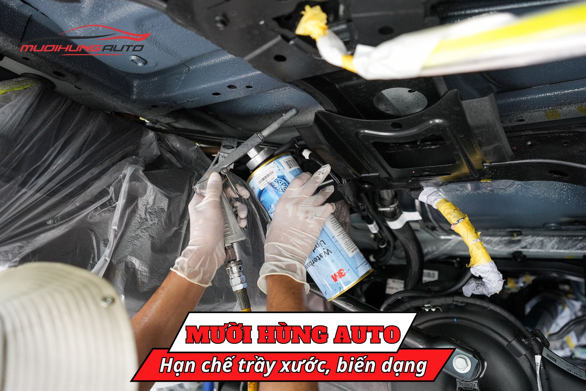 6 Bước Phủ Gầm Ô Tô Chuyên Nghiệp, Đạt Chuẩn