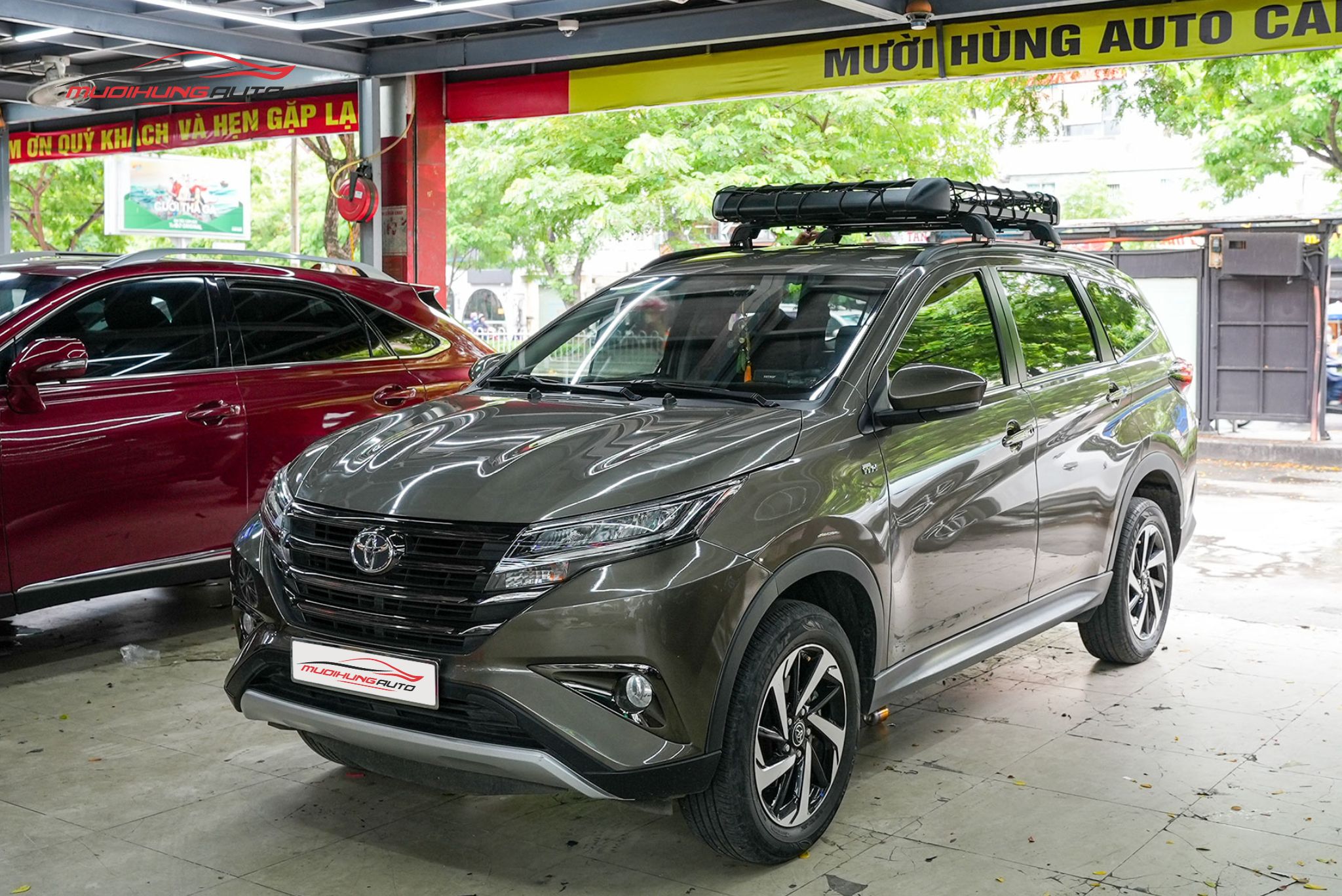 Lắp baga mui Yaki 127cm CP-307 xe Toyota Rush 2022