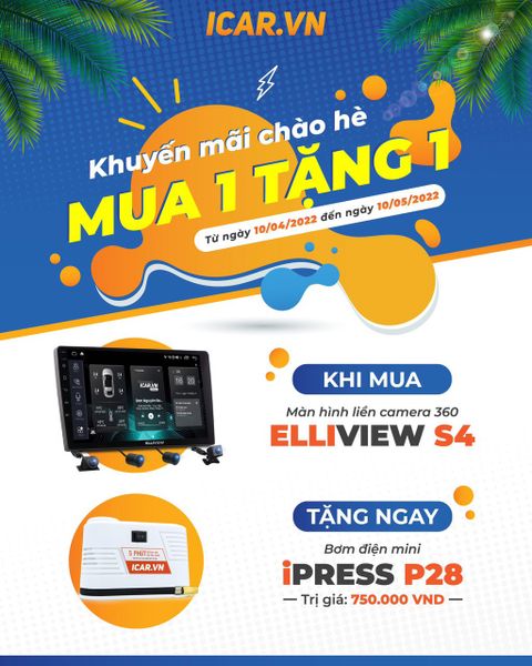 [KHUYẾN MÃI CHÀO HÈ CỰC SHOCK] MUA 1 TẶNG 1 ĐẾN TỪ THƯƠNG HIỆU MÀN HÌNH ELLIVIEW