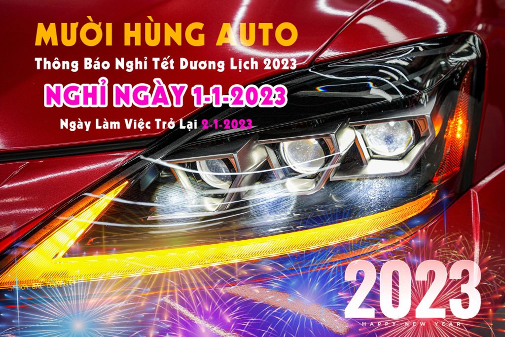 THÔNG BÁO NGHỈ TẾT DƯƠNG LỊCH NĂM 2023