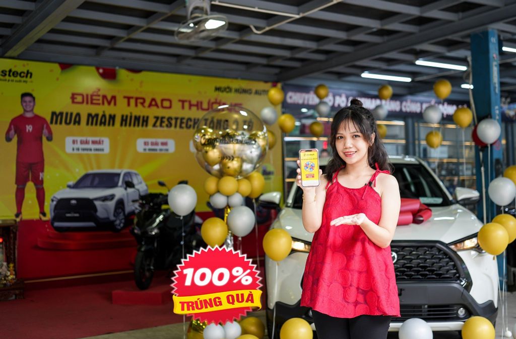 LẮP MÀN HÌNH ZESTECH - TRÚNG Ô TÔ