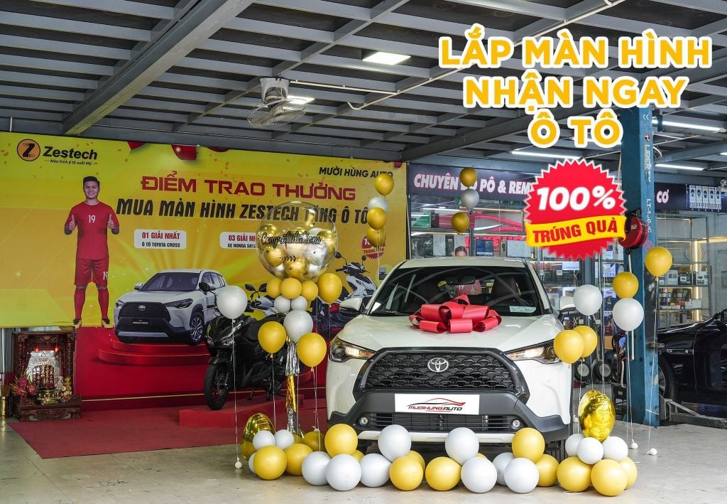 LẮP MÀN HÌNH ZESTECH - TRÚNG Ô TÔ