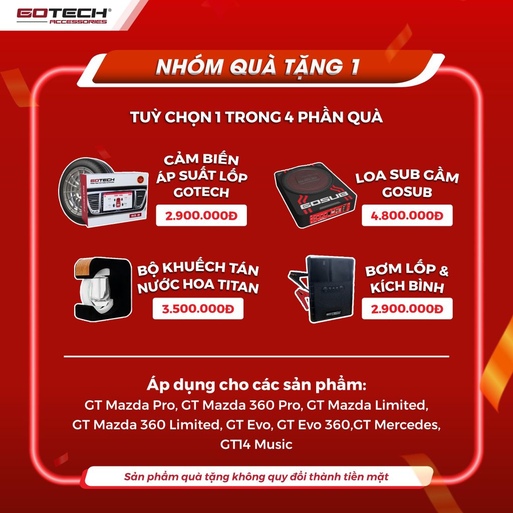 MUA MÀN GOTECH - BÙNG NỔ QUÀ TẶNG