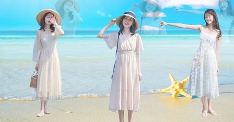 Váy nữ đi biển mới nhất hè 2019