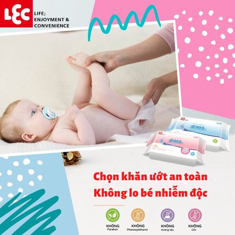 LẠM DỤNG KHĂN ƯỚT GÂY NHIỄM ĐỘC Ở TRẺ NHỎ