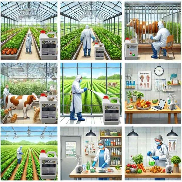 Axit hypochlorous trong nông nghiệp