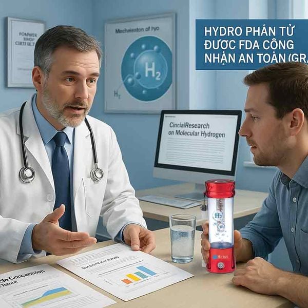 Nước Hydrogen có an toàn không? Tham khảo ý kiến chuyên gia y tế.