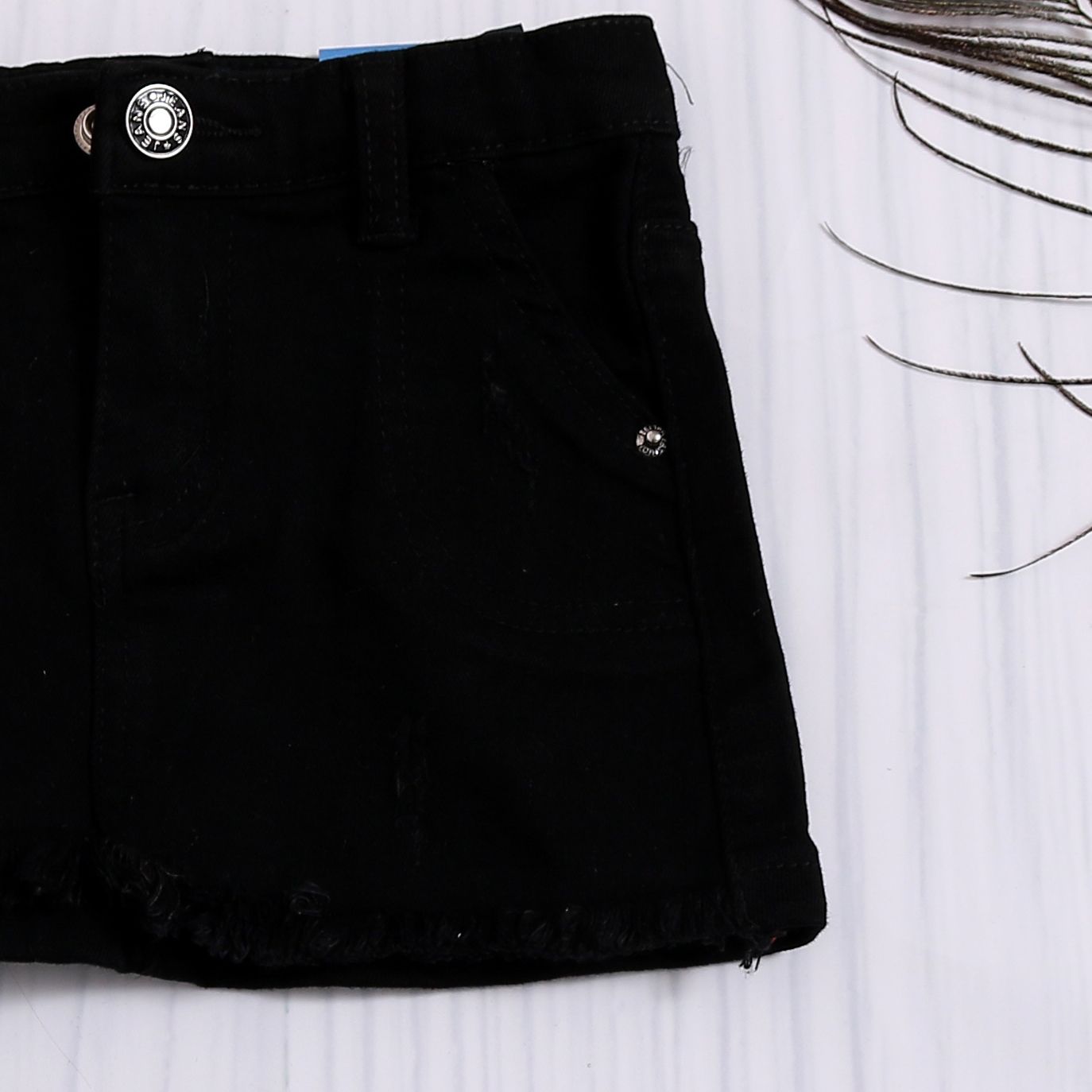NEW Chân váy jean đen ngắn